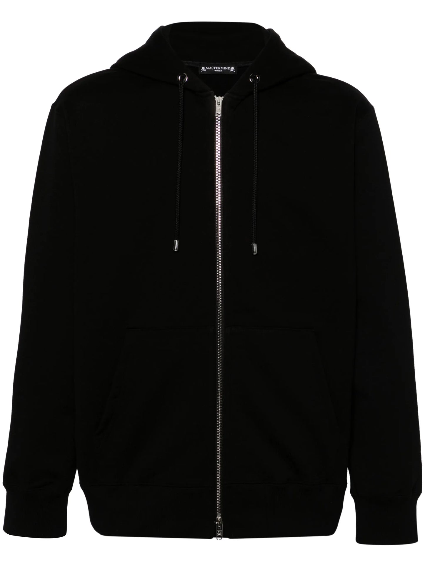 logo-embellished cotton hoodie