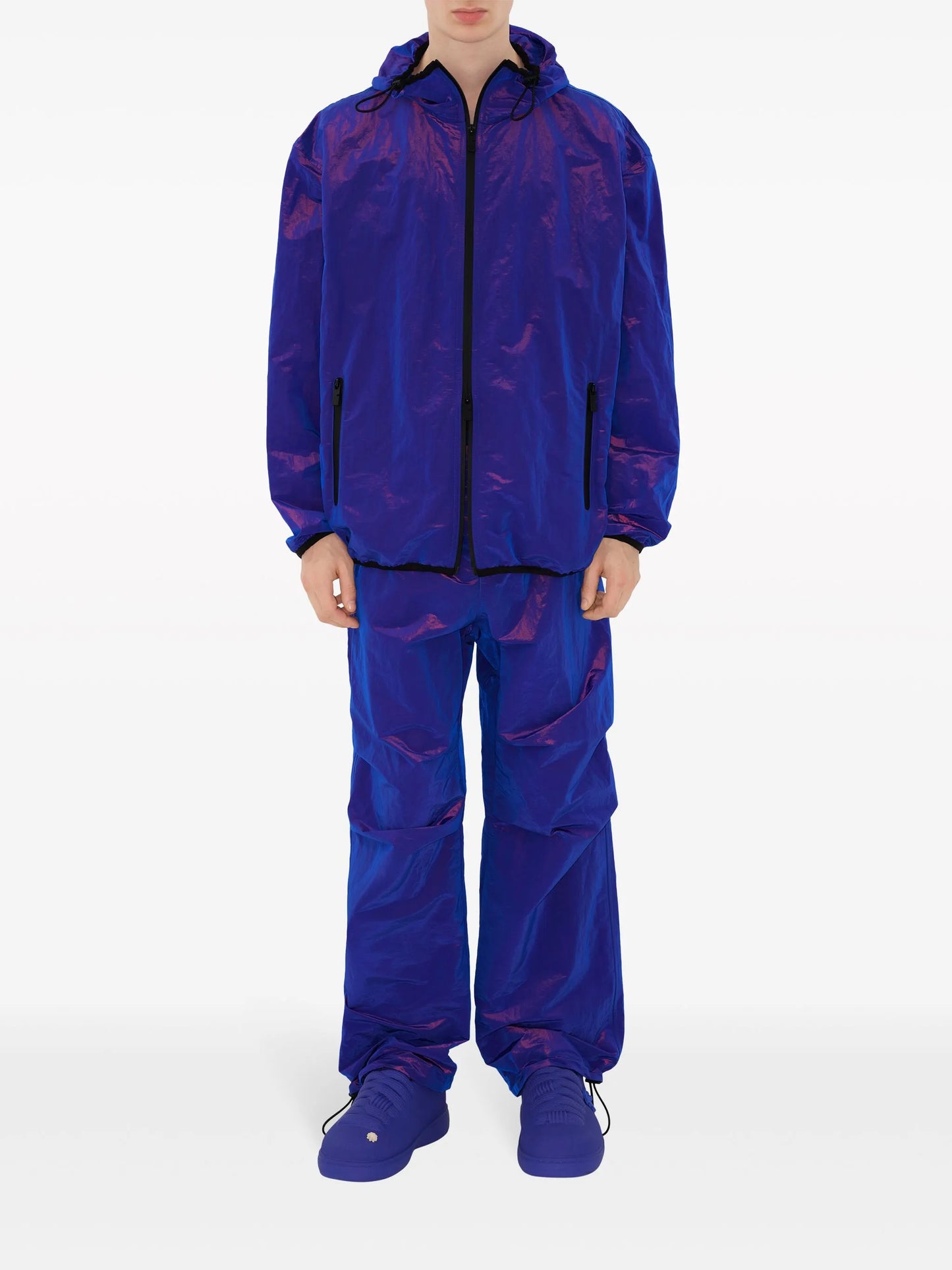 EKD-embroidered windbreaker jacket