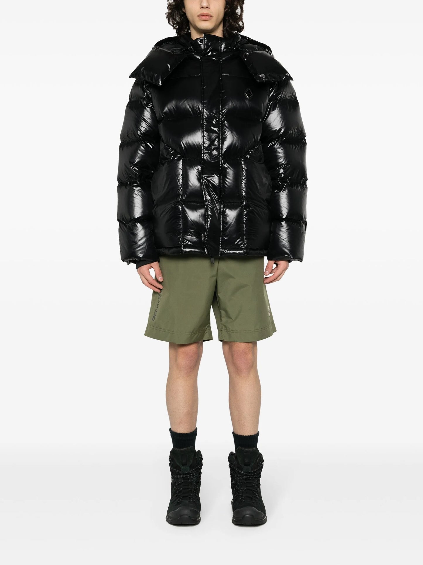 logo-patch bermuda shorts