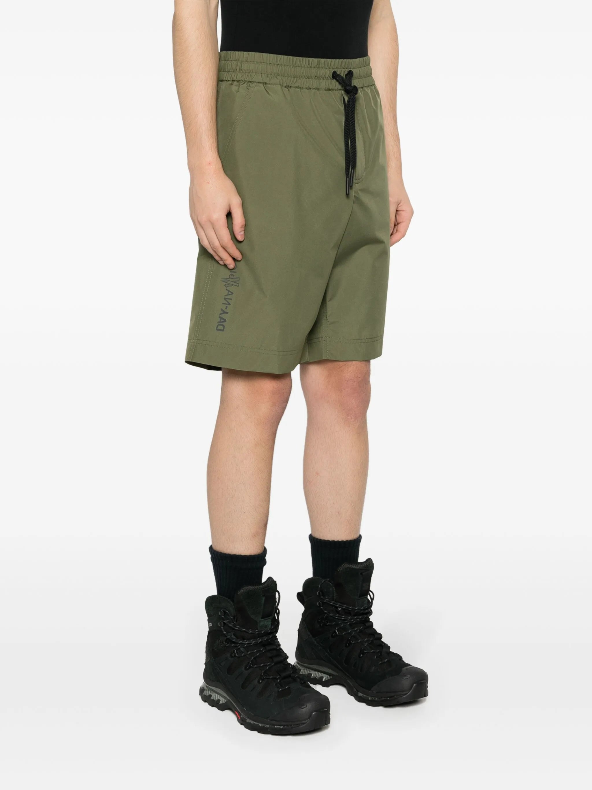 logo-patch bermuda shorts