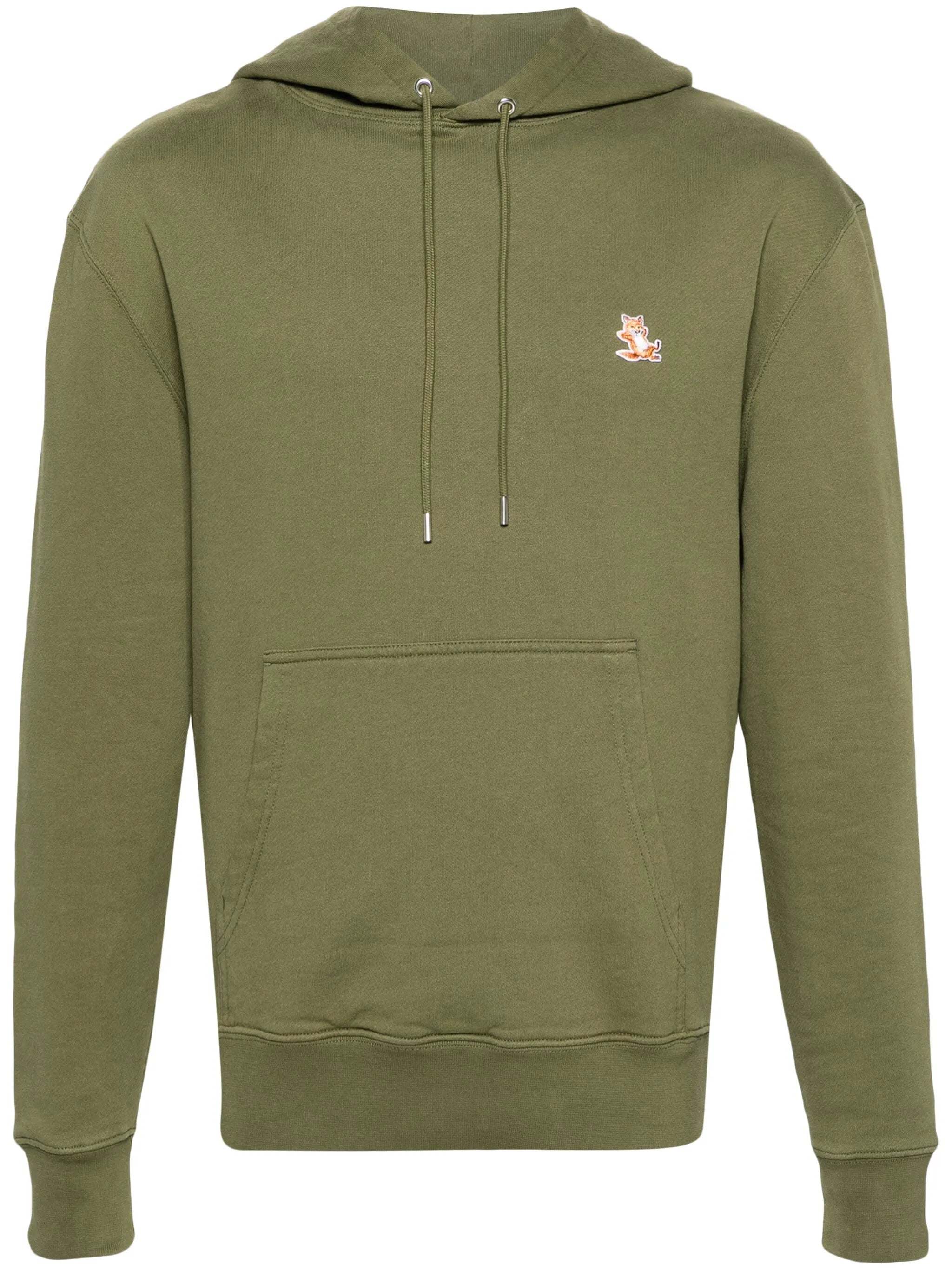 Chillax Fox-patch cotton hoodie