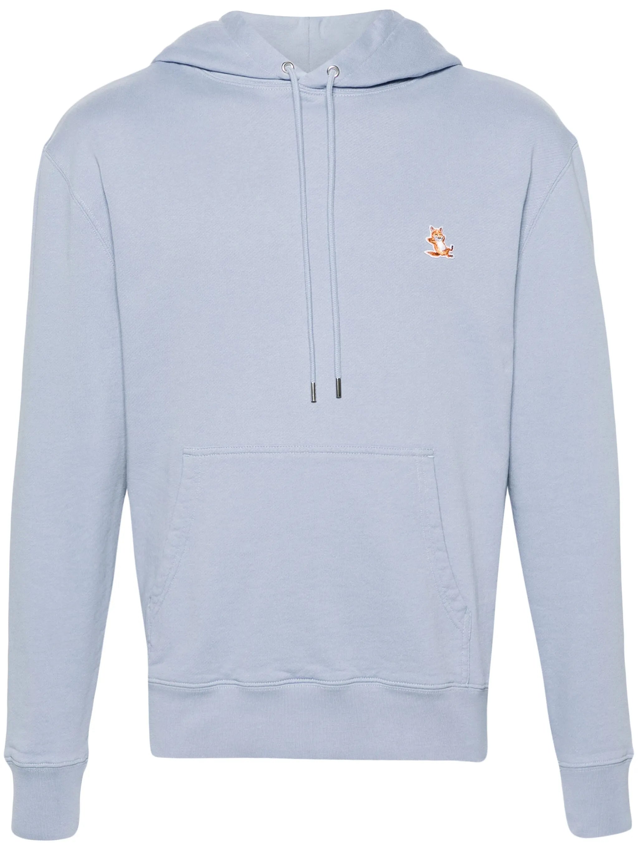 Chillax Fox-patch cotton hoodie