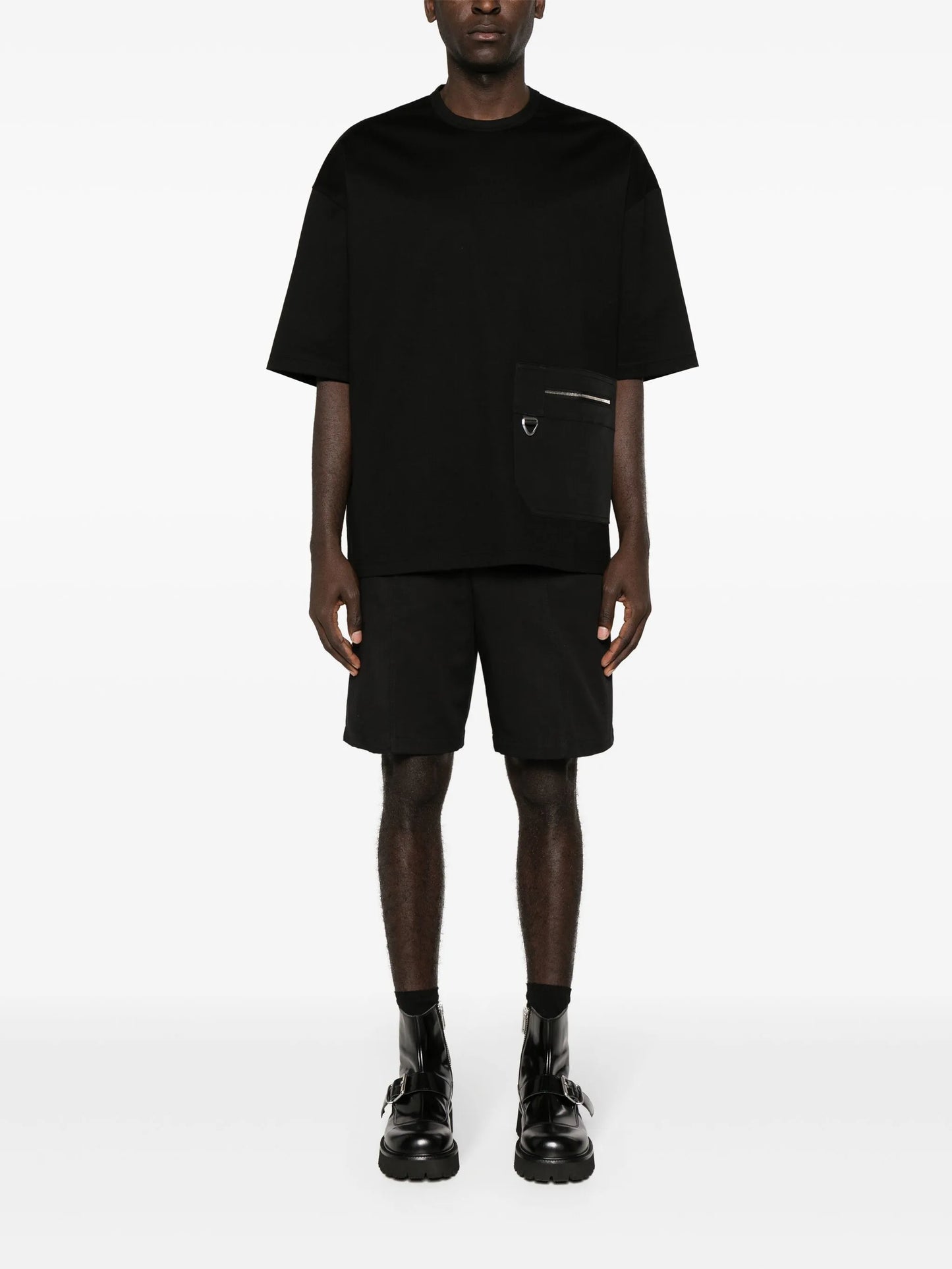 pocket-detailed cotton T-shirt