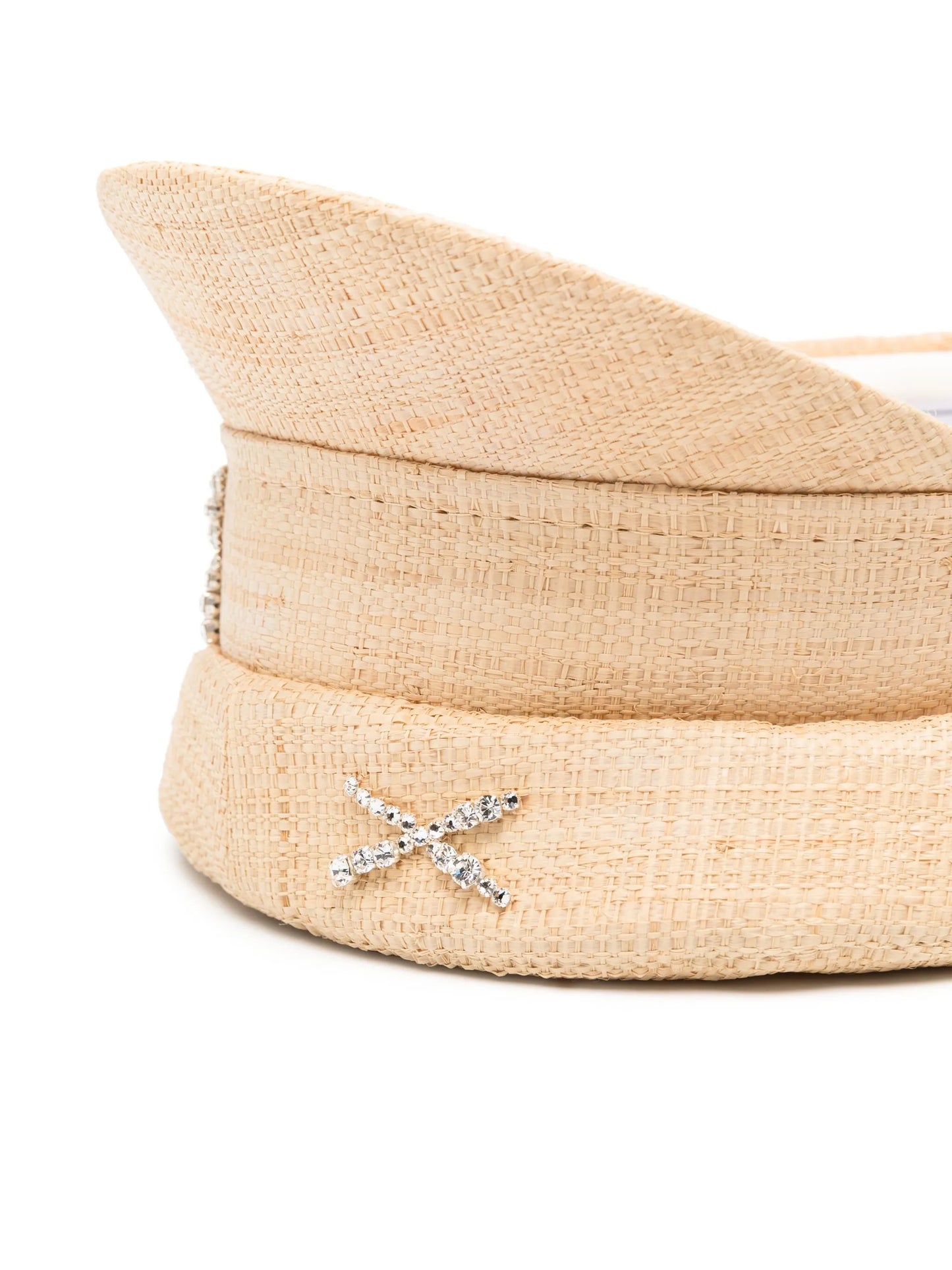 raffia baker boy cap