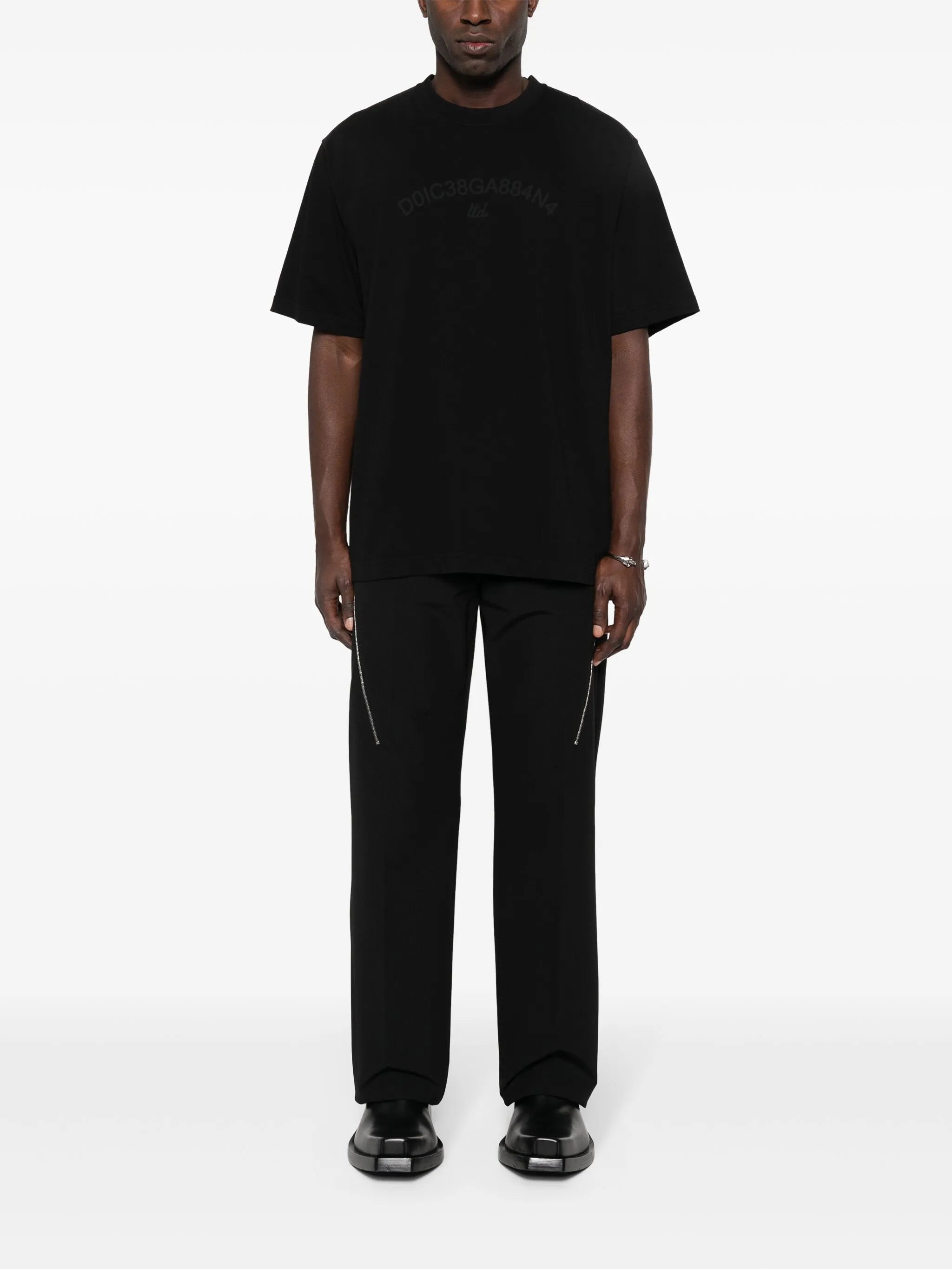 logo-print cotton T-shirt