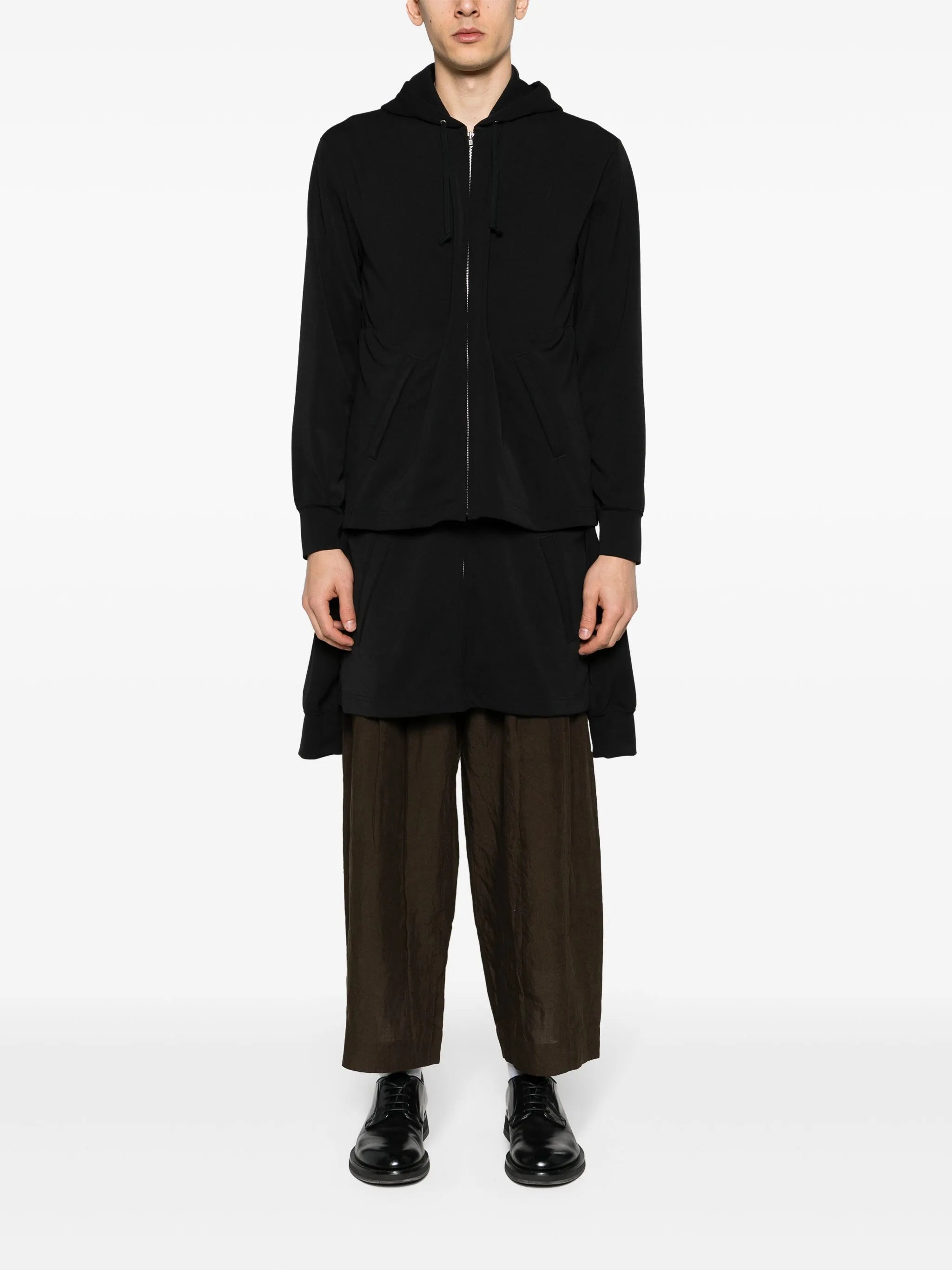 Double Sleeve hooded jacket