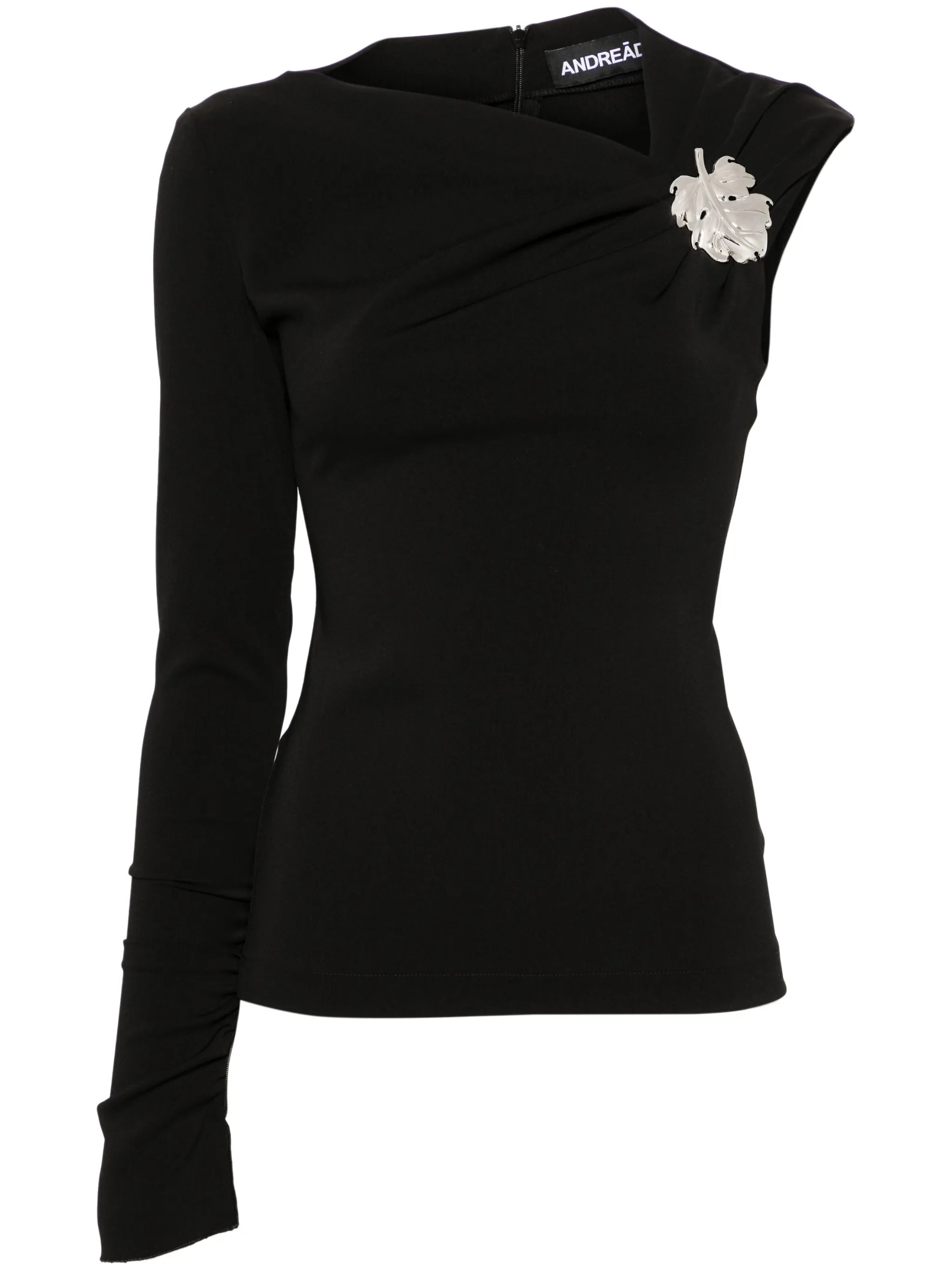 one-shoulder cady blouse