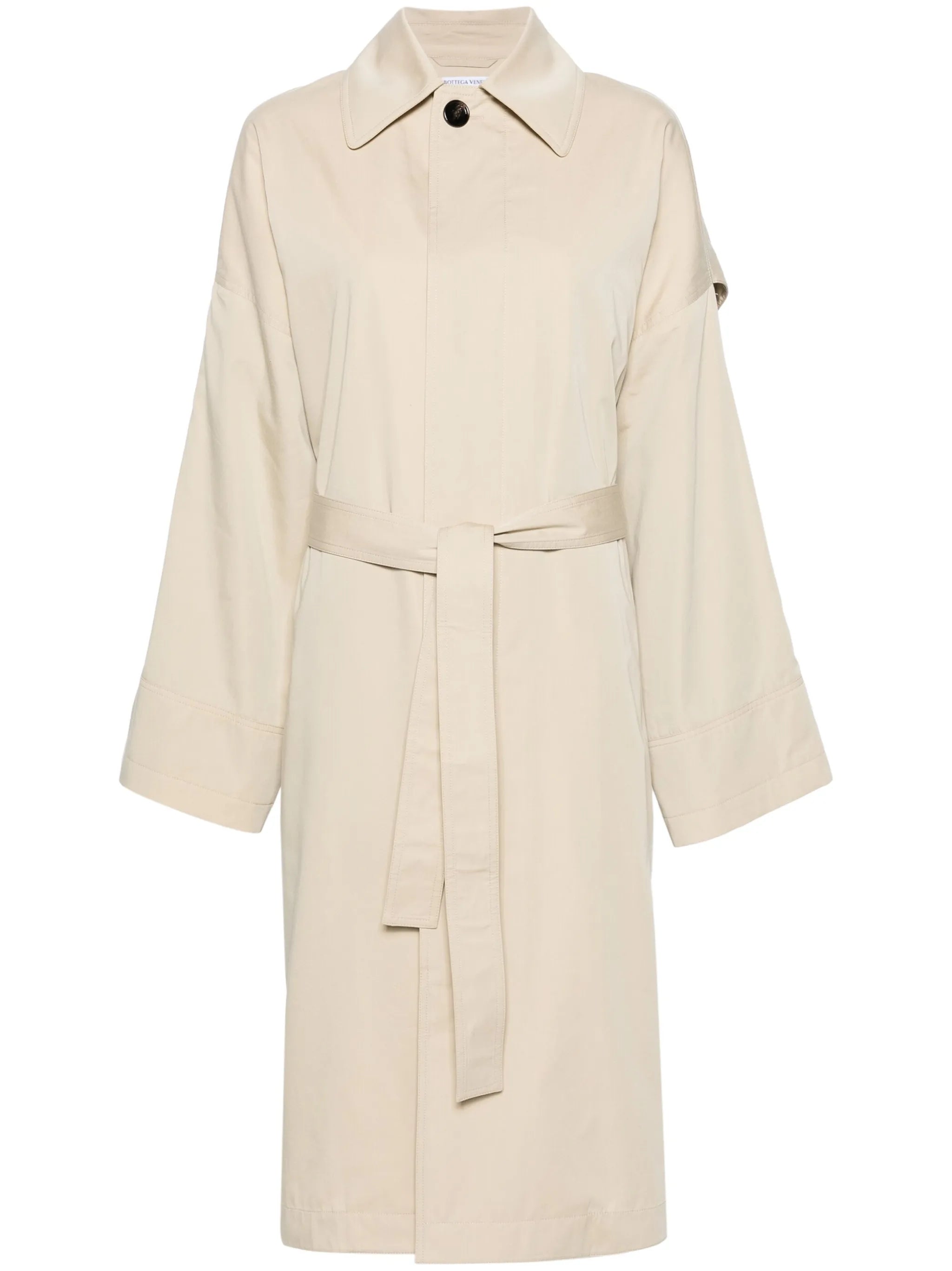 gabardine cape trenchcoat