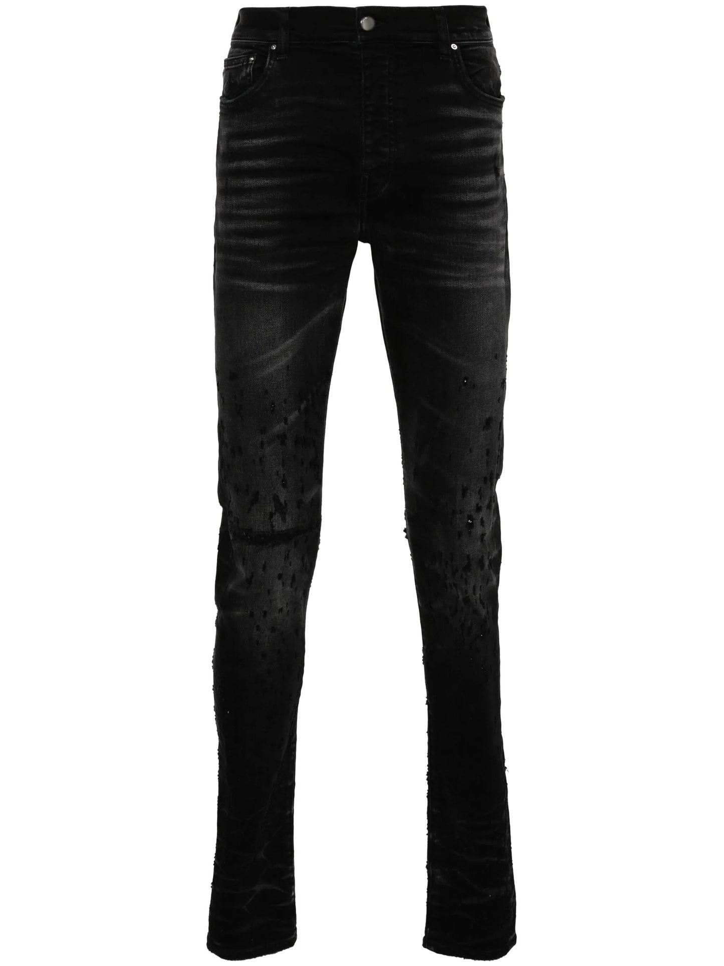 Shotgun mid-rise skinny jeans