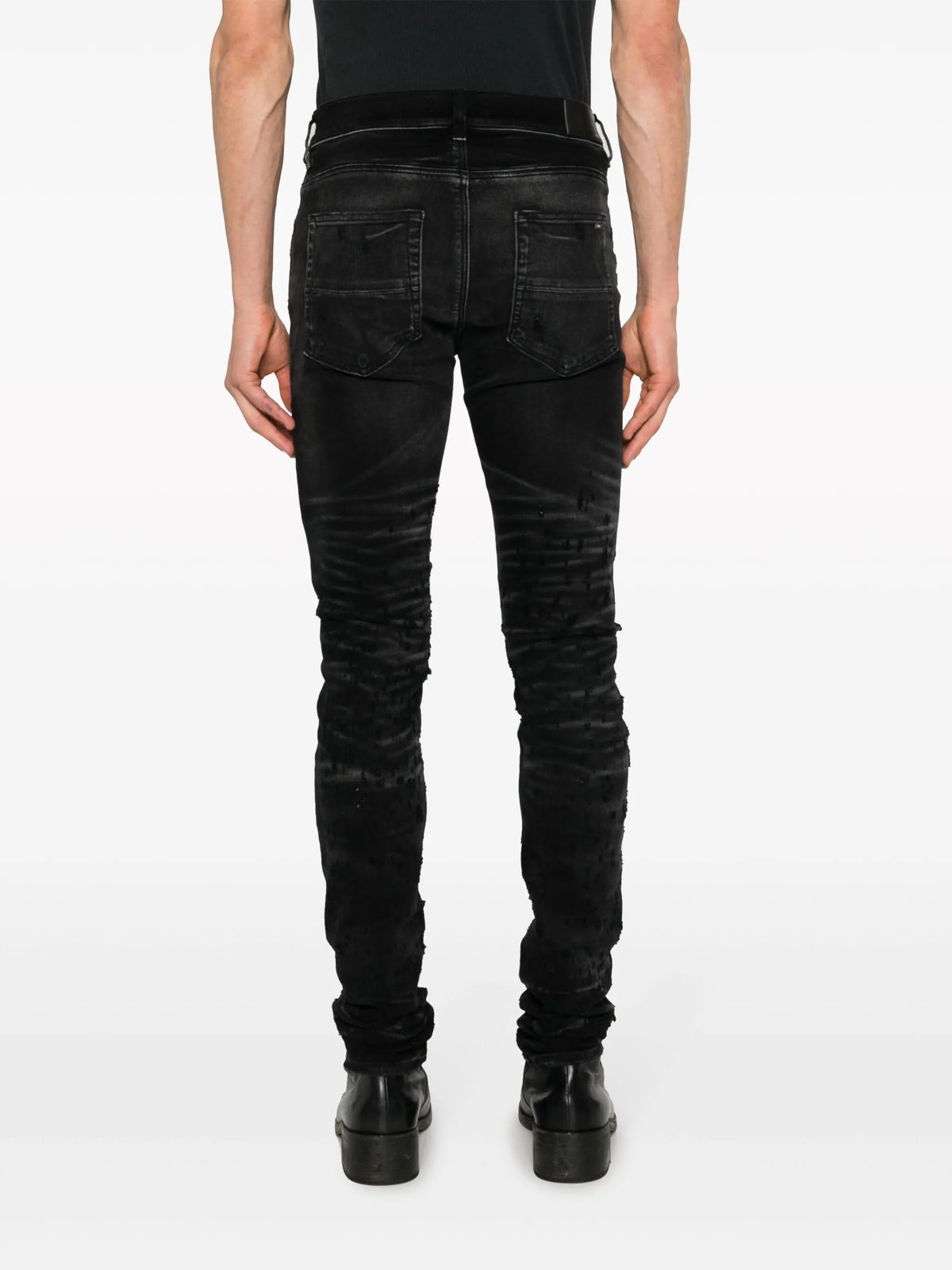 Shotgun mid-rise skinny jeans