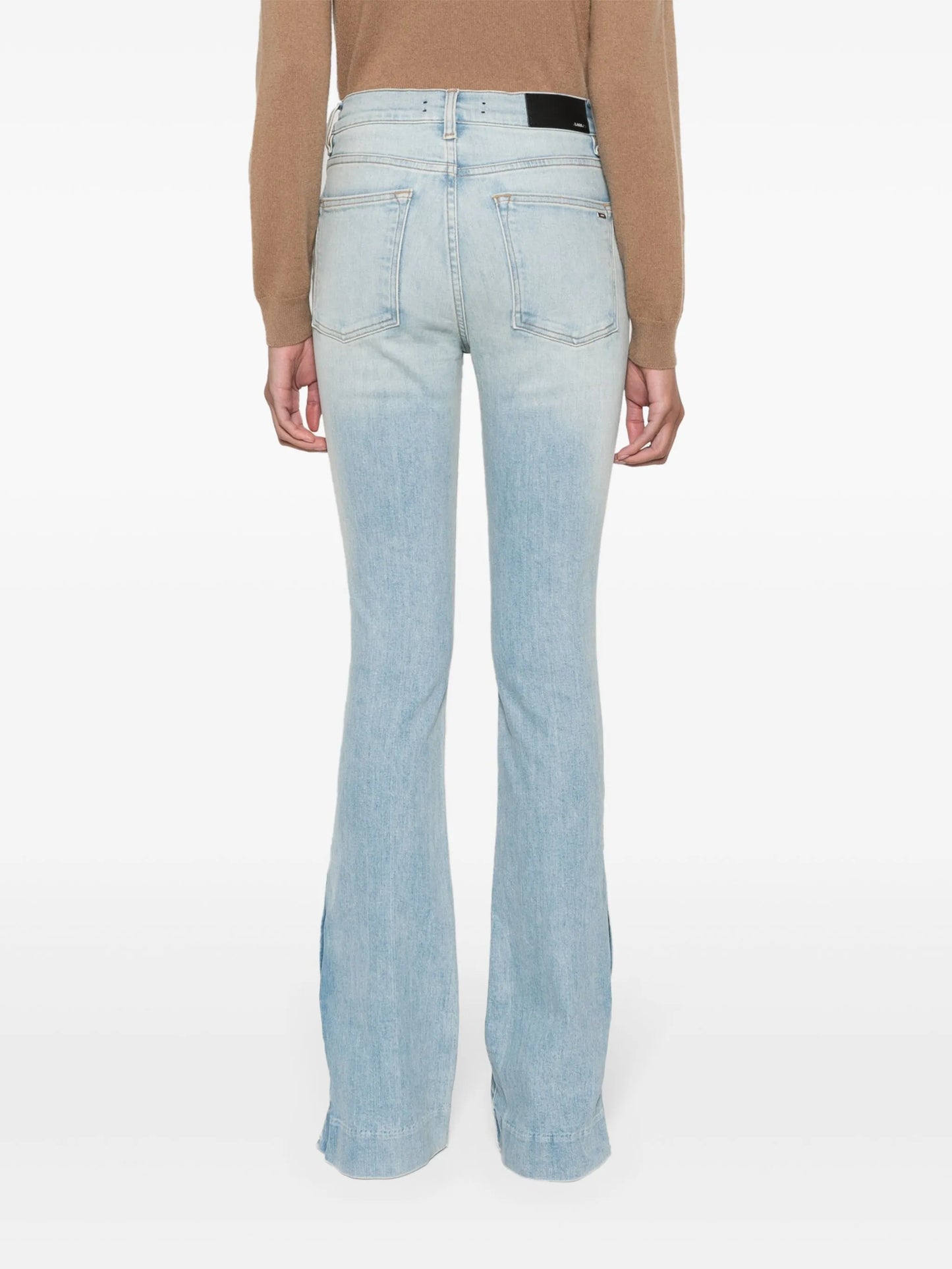 mid-rise bootcut jeans