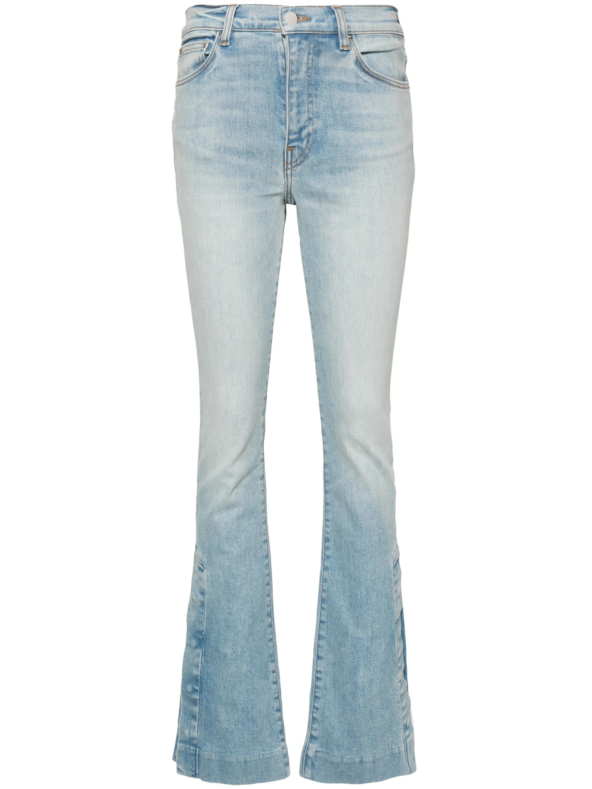 mid-rise bootcut jeans