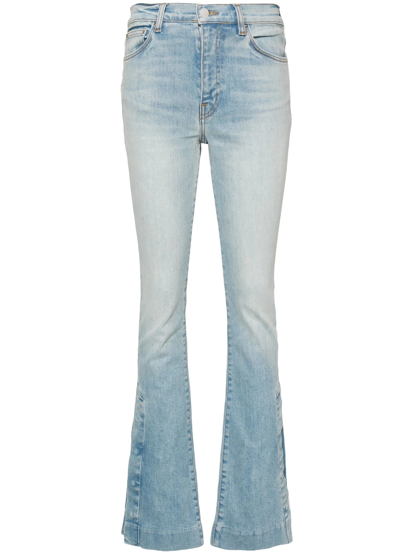 mid-rise bootcut jeans
