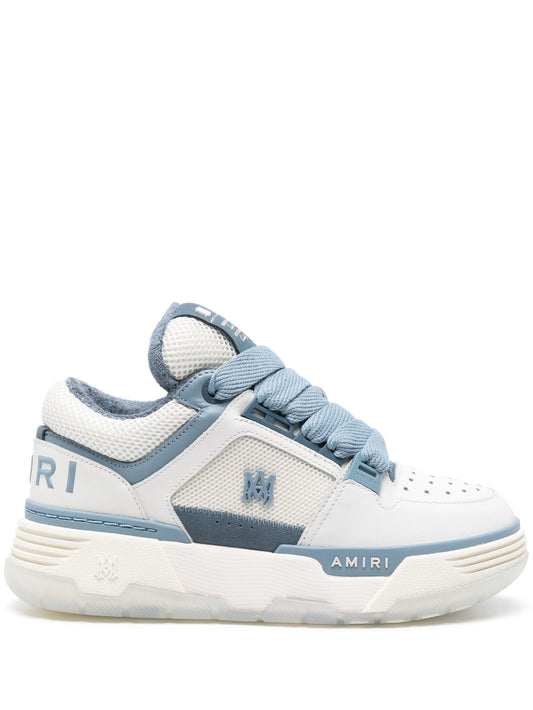 MA-1 leather chunky sneakers