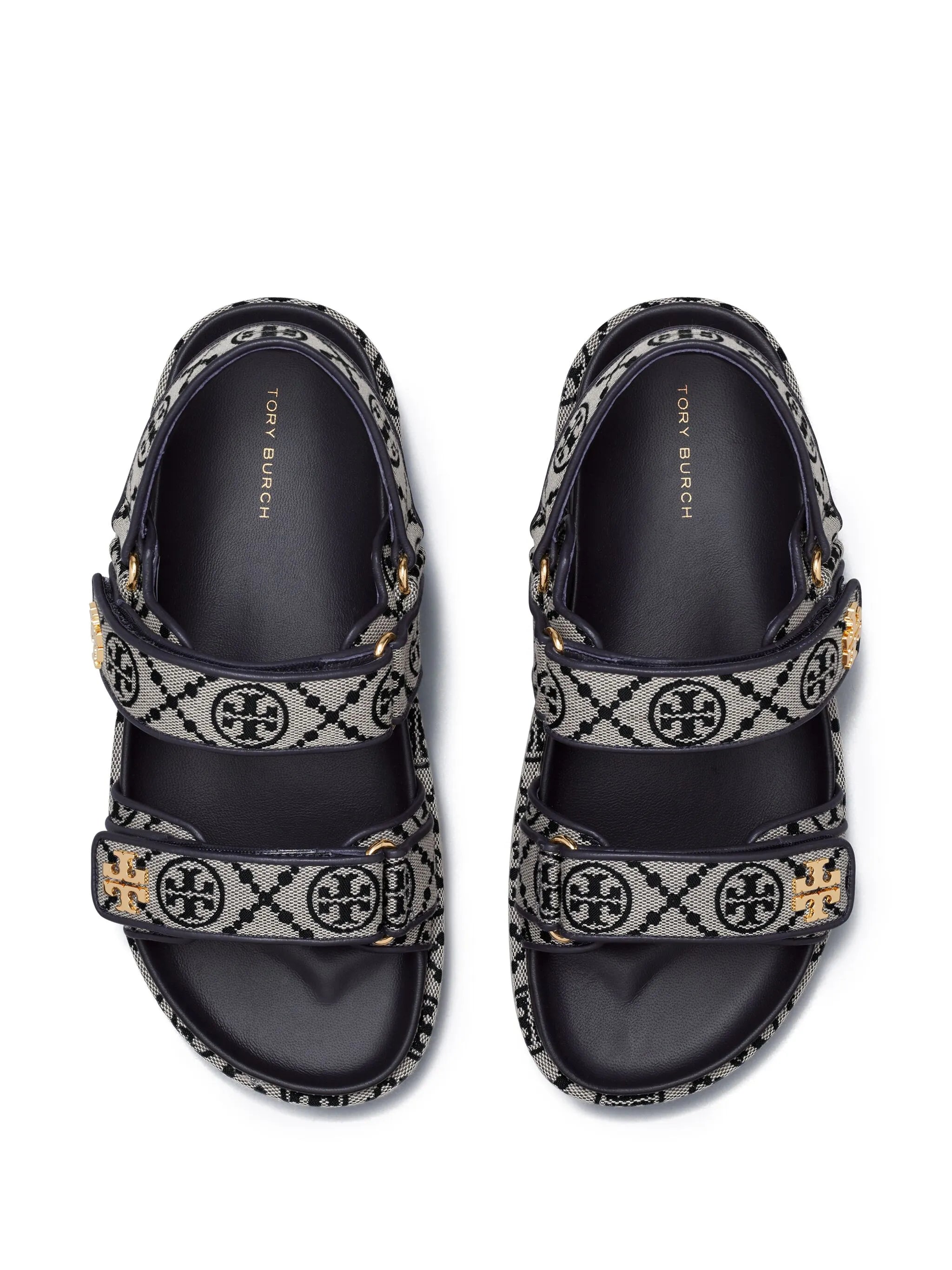 Kira Sport T monogram sandals
