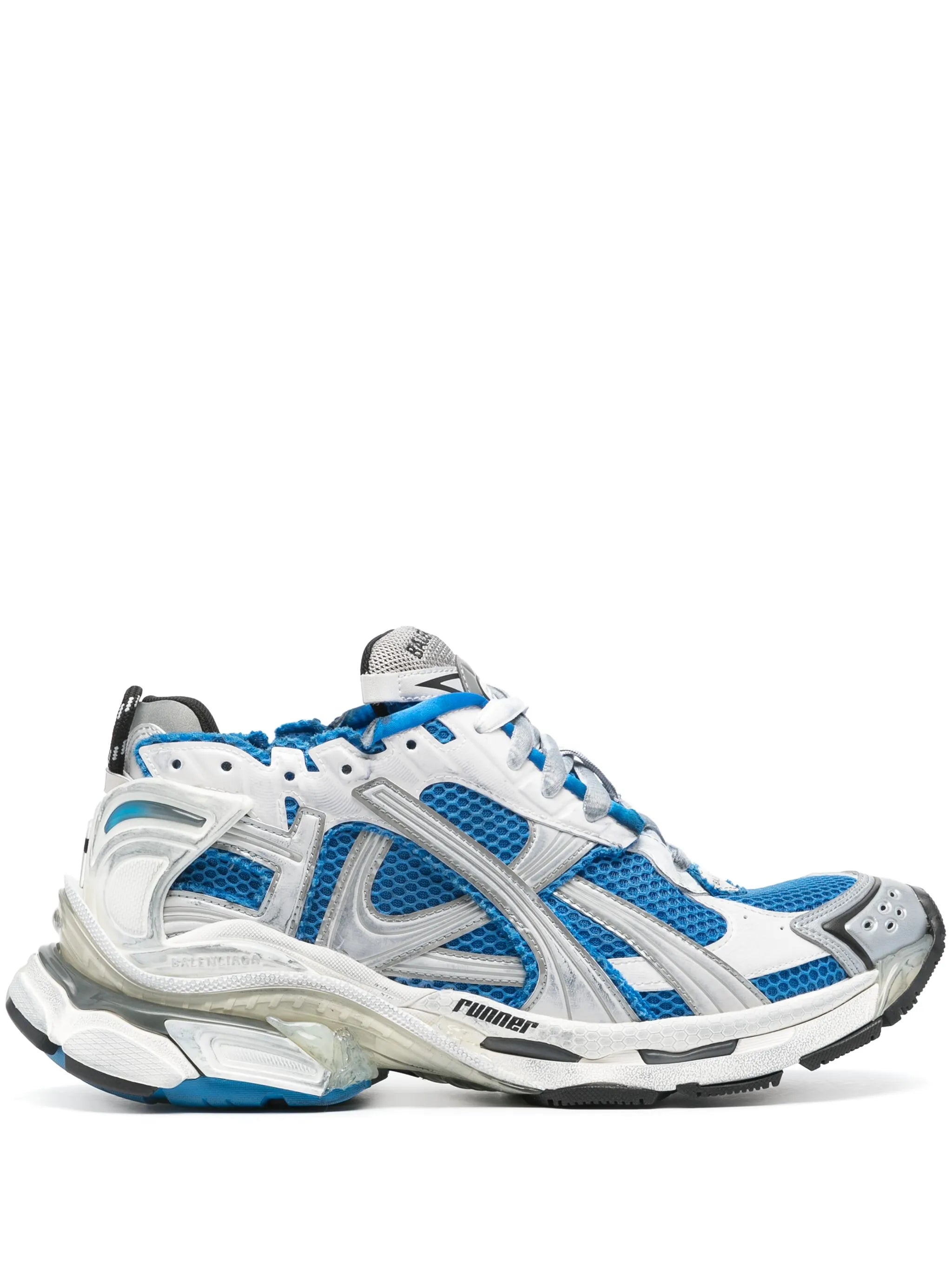 Runner panelled sneakers