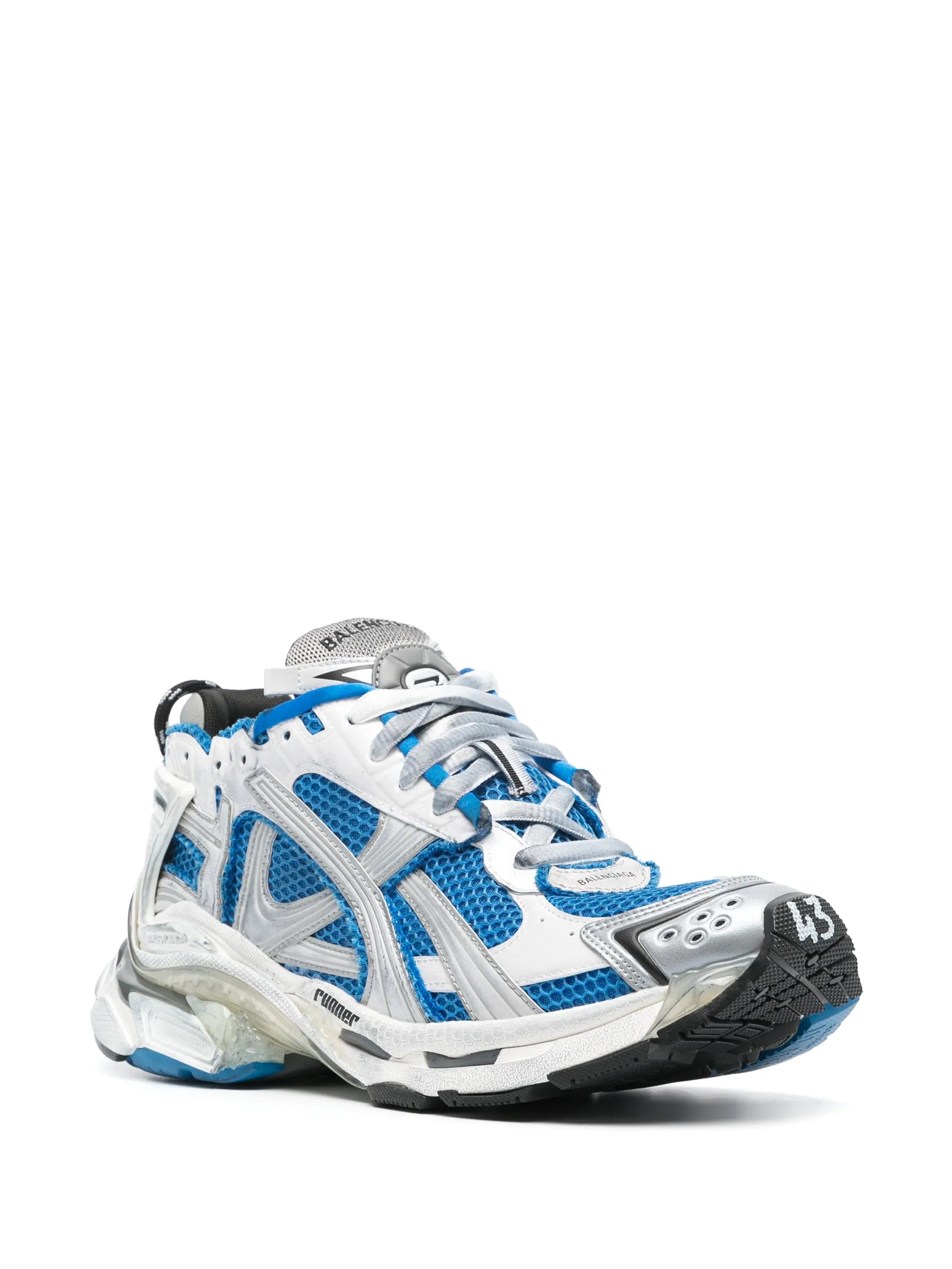 Runner panelled sneakers