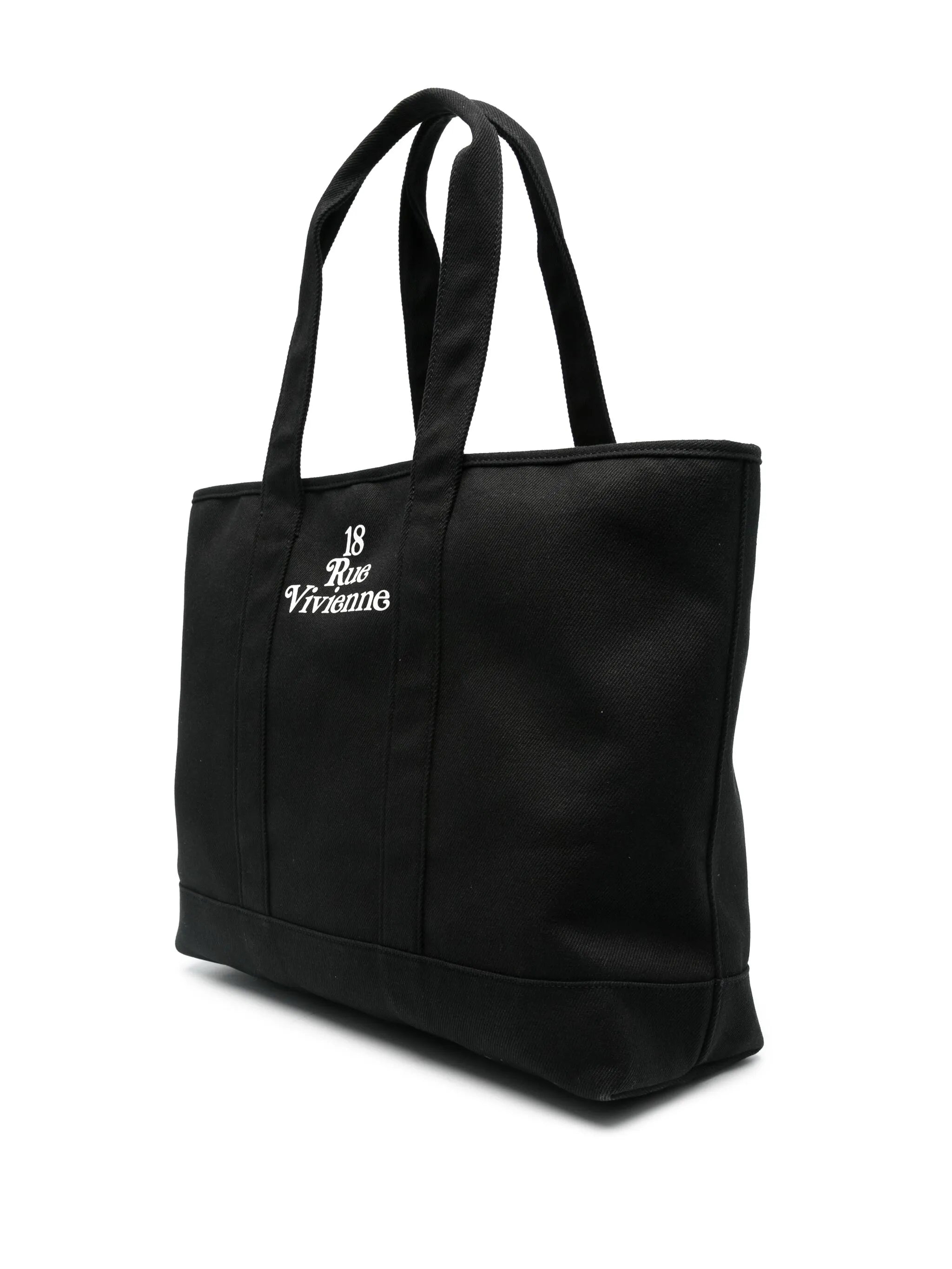 large logo-print tote bag
