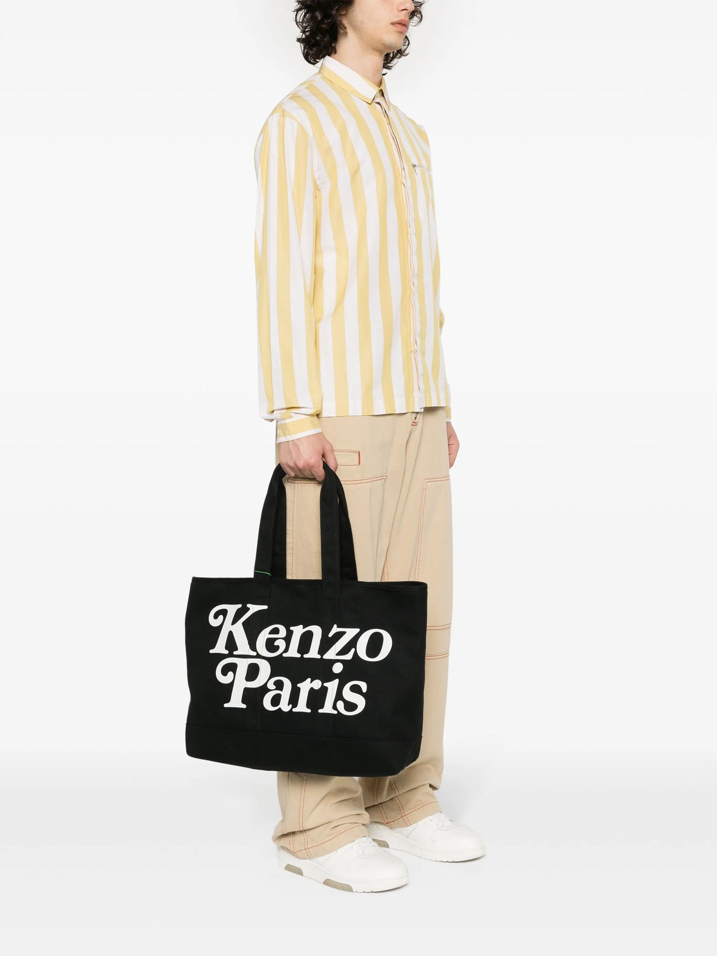 large logo-print tote bag