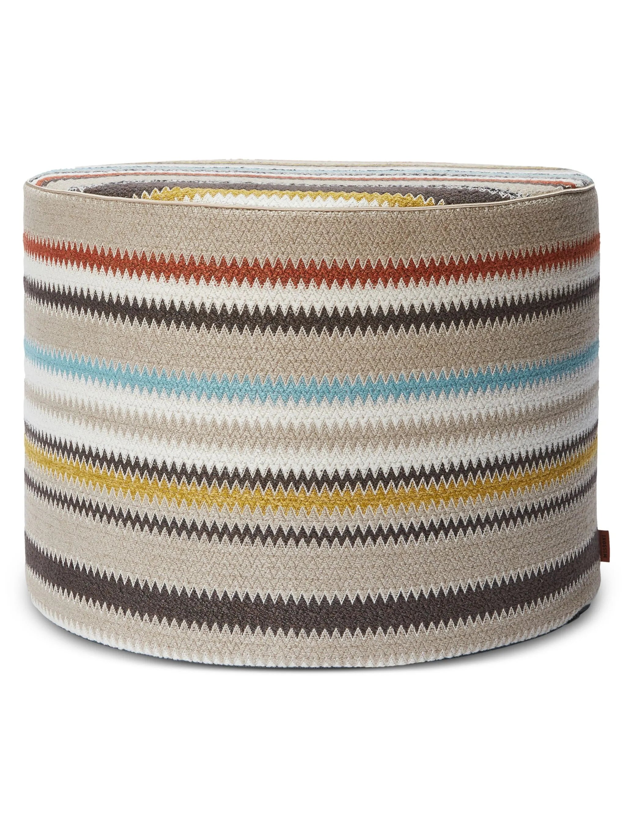 Blurred zigzag pouf (40cm x 30cm)