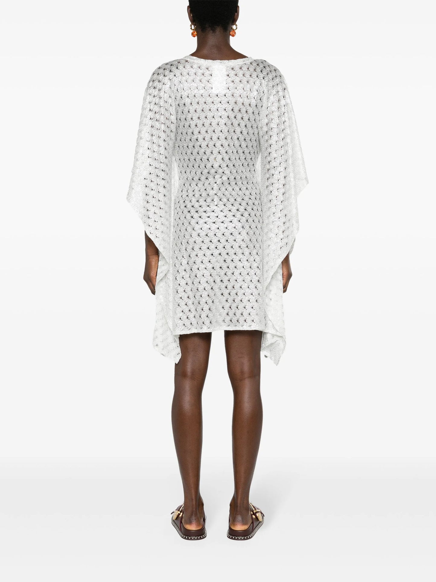 zigzag-woven dress