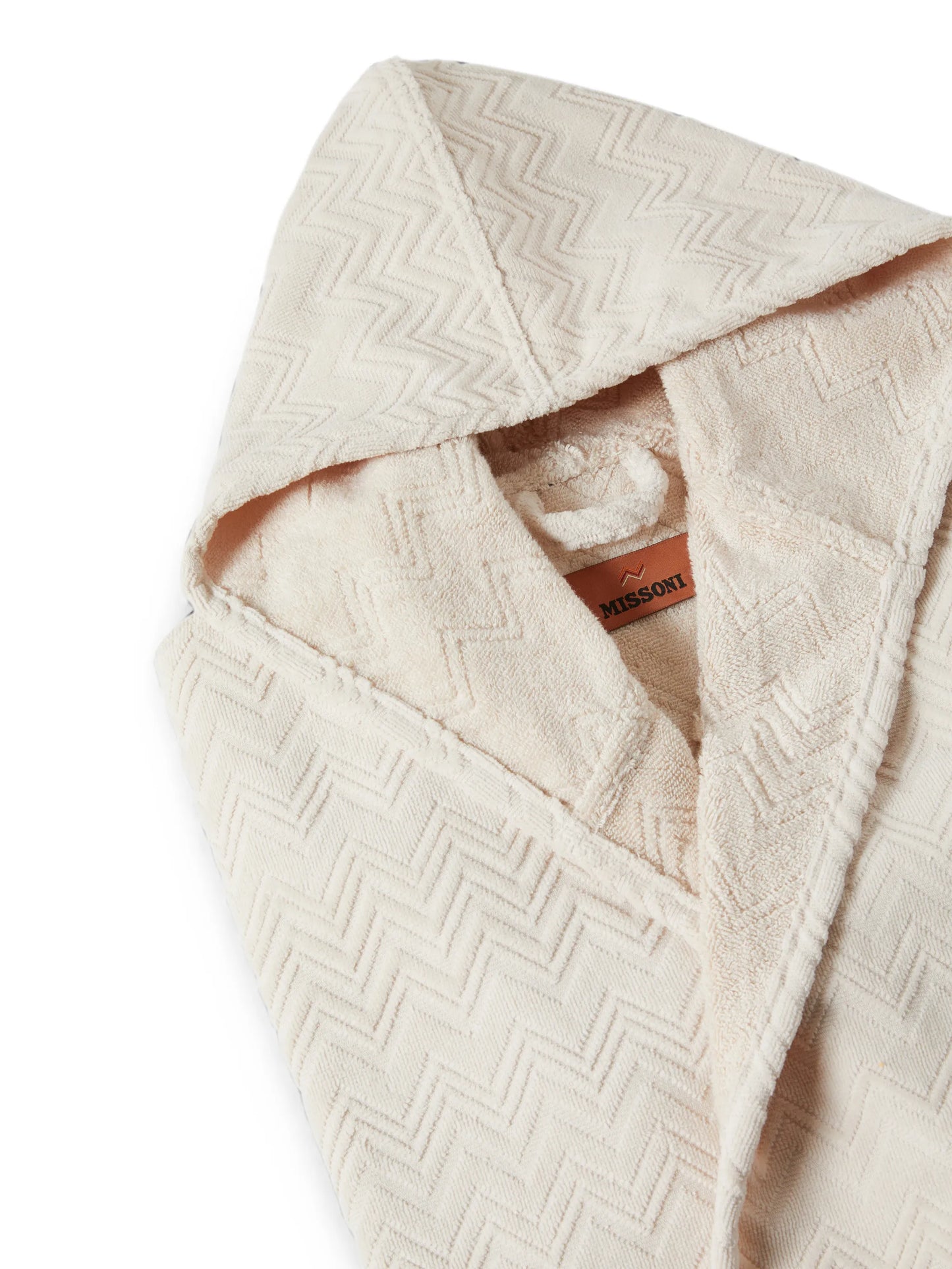 hooded cotton bathrobe
