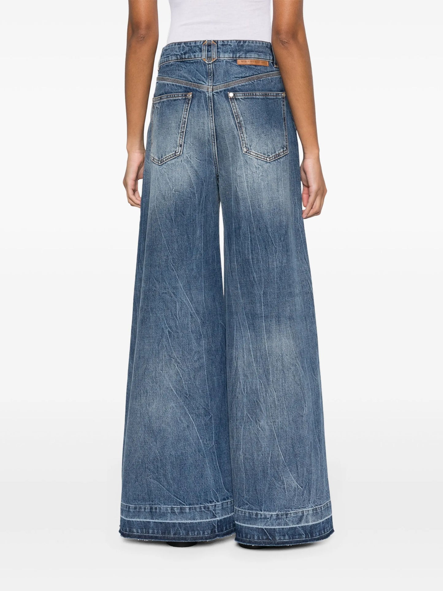 wide-leg jeans
