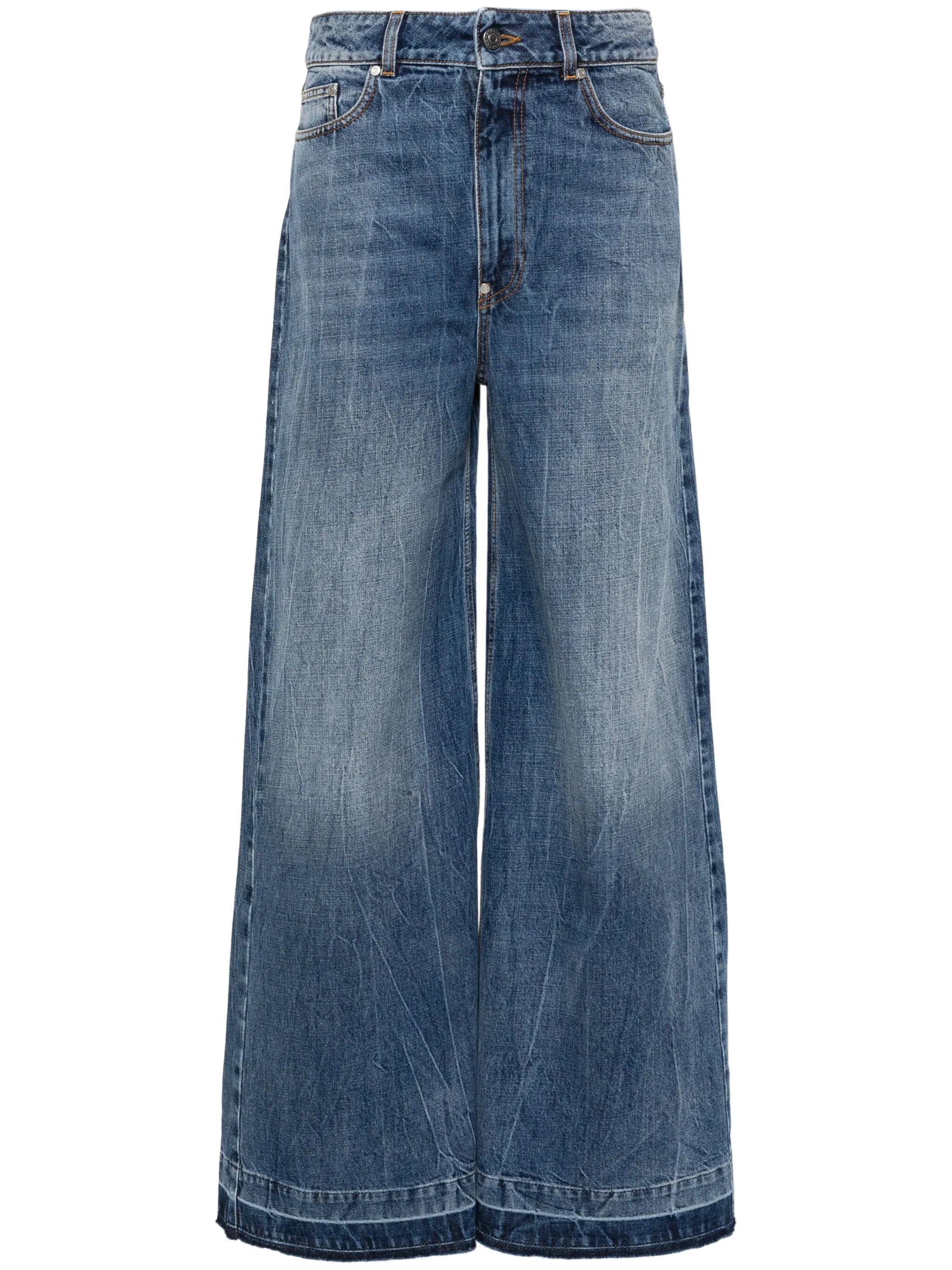 wide-leg jeans