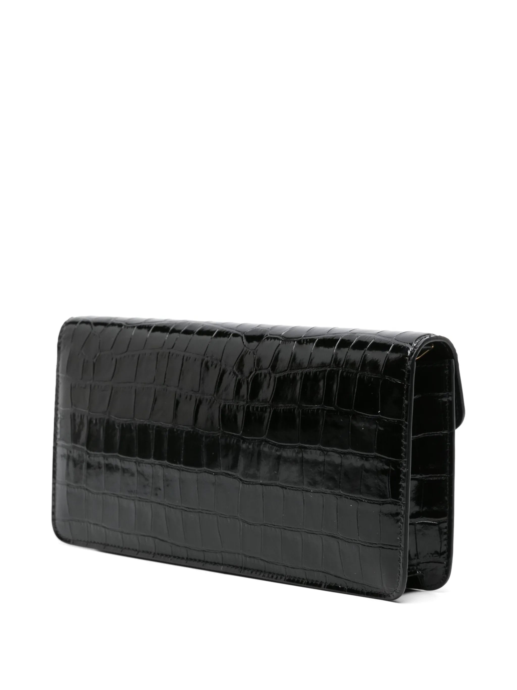 Whitney crocodile-embossed shoulder bag