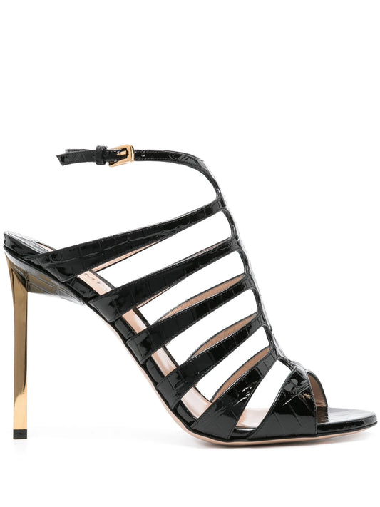 Carine 105mm leather sandals