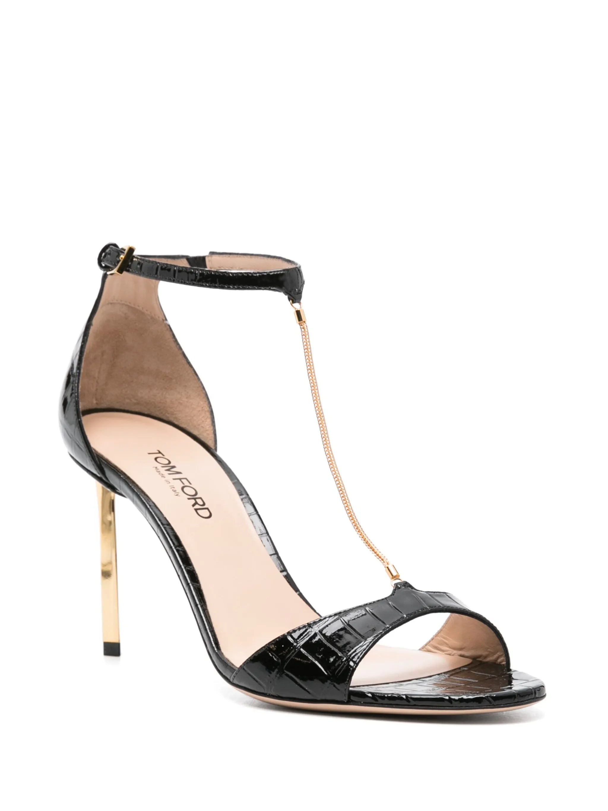 Emanuelle 85mm leather sandals