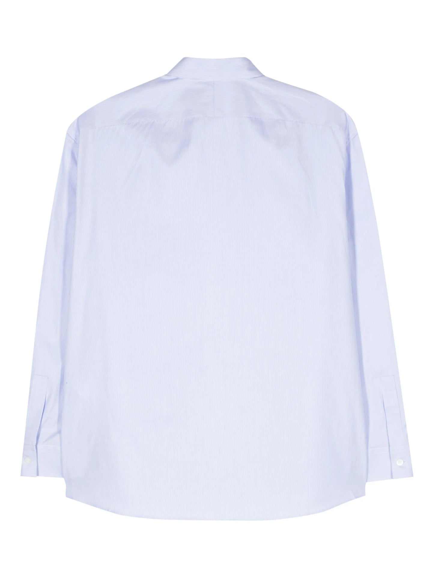 double-layer striped shirt