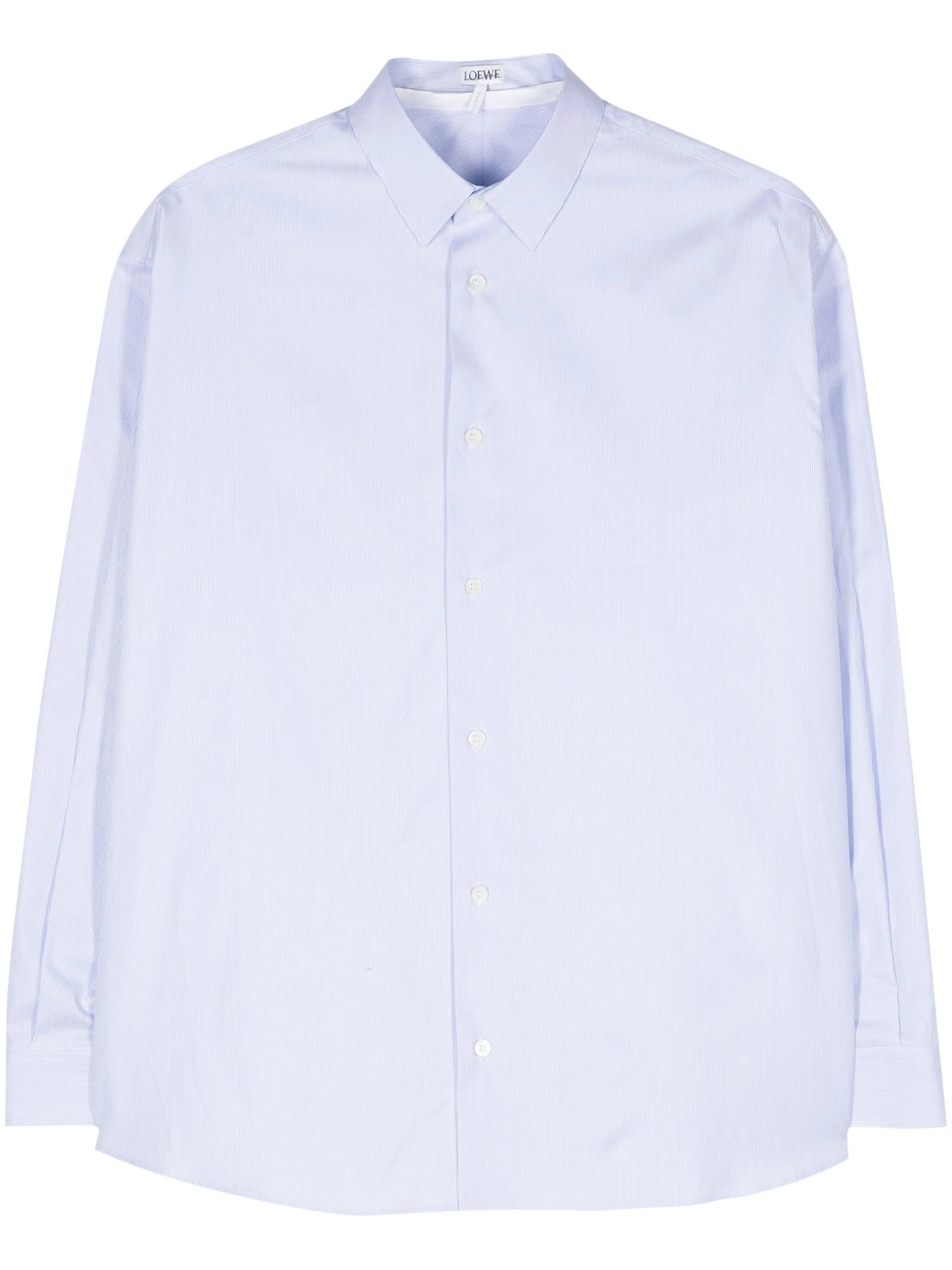 double-layer striped shirt