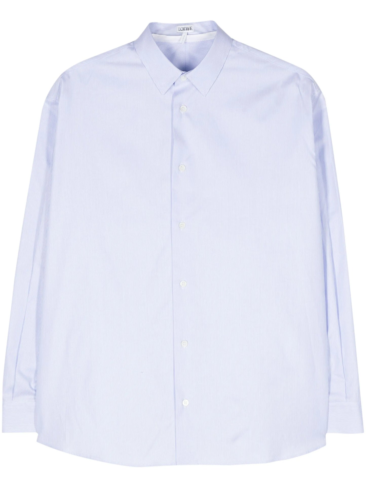 double-layer striped shirt