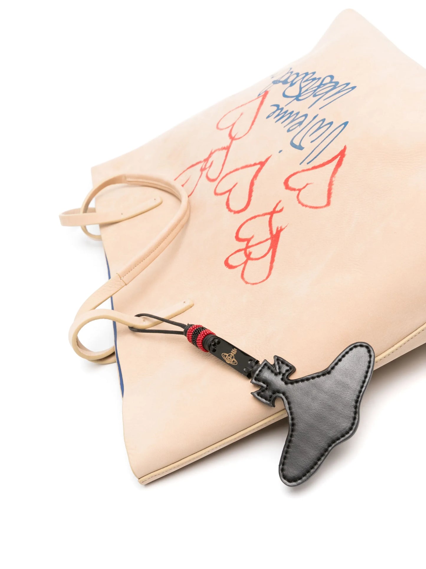 Studio logo-print leather tote bag