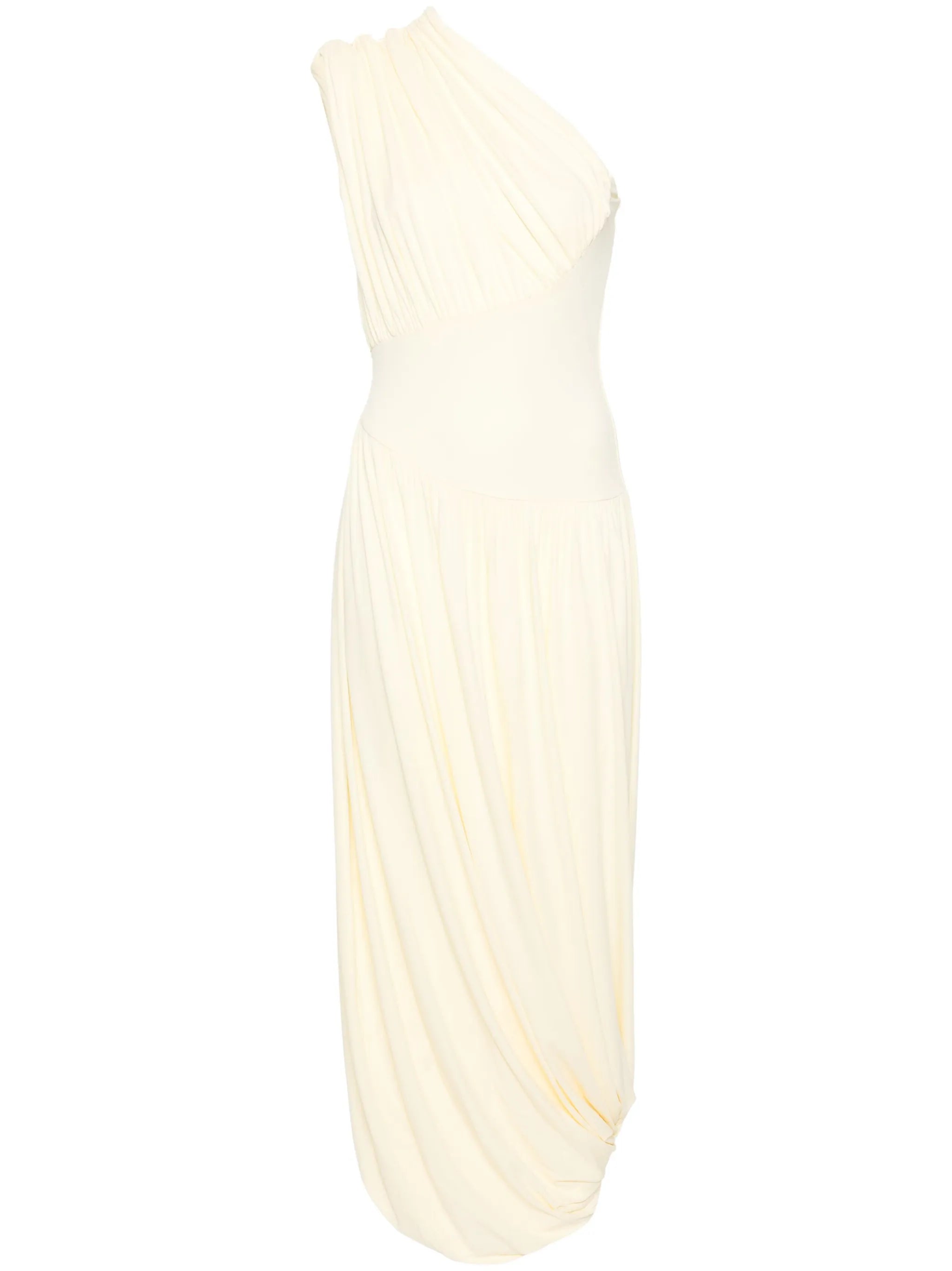 Ugbad one-shoulder gown