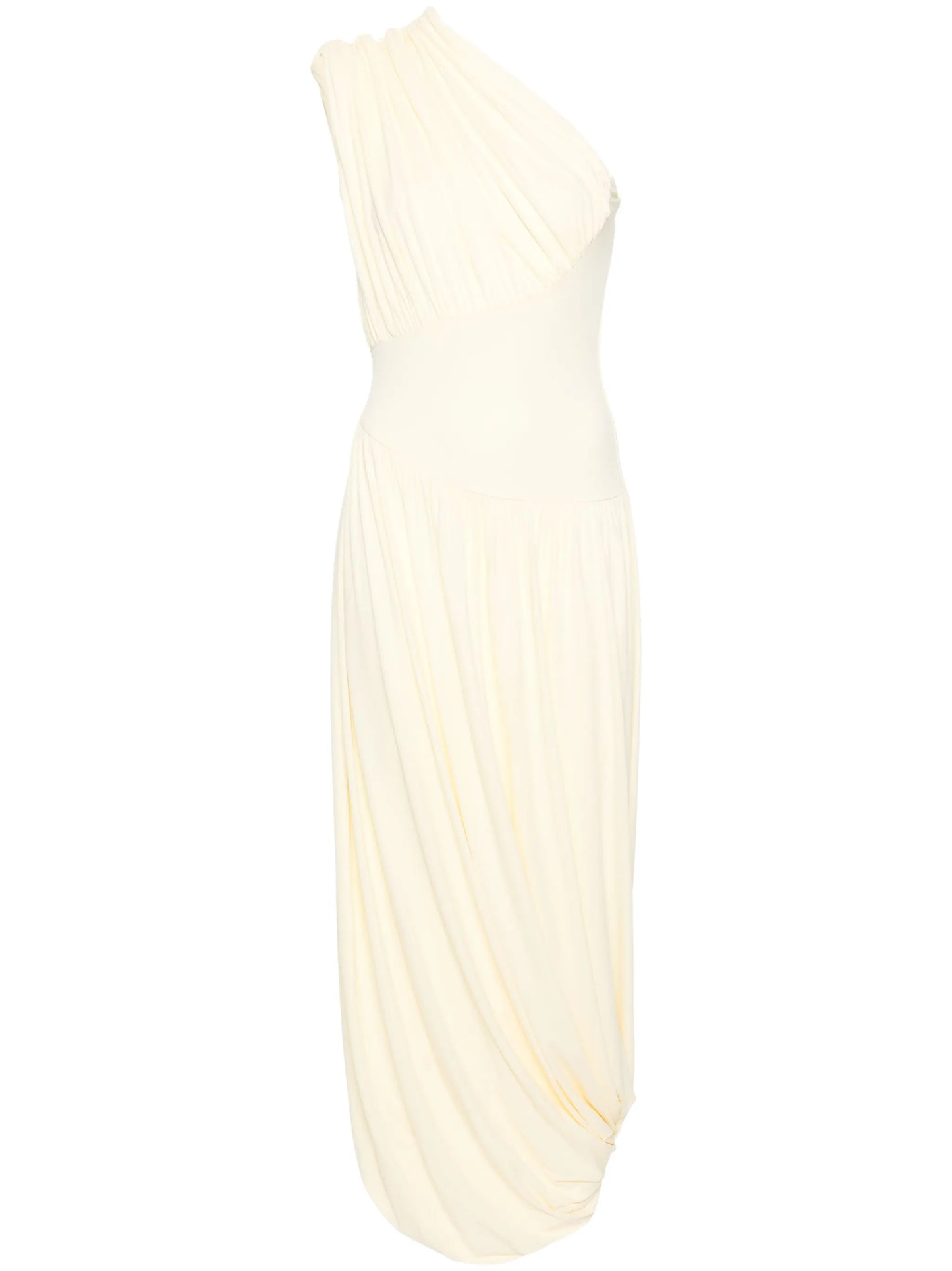 Ugbad one-shoulder gown