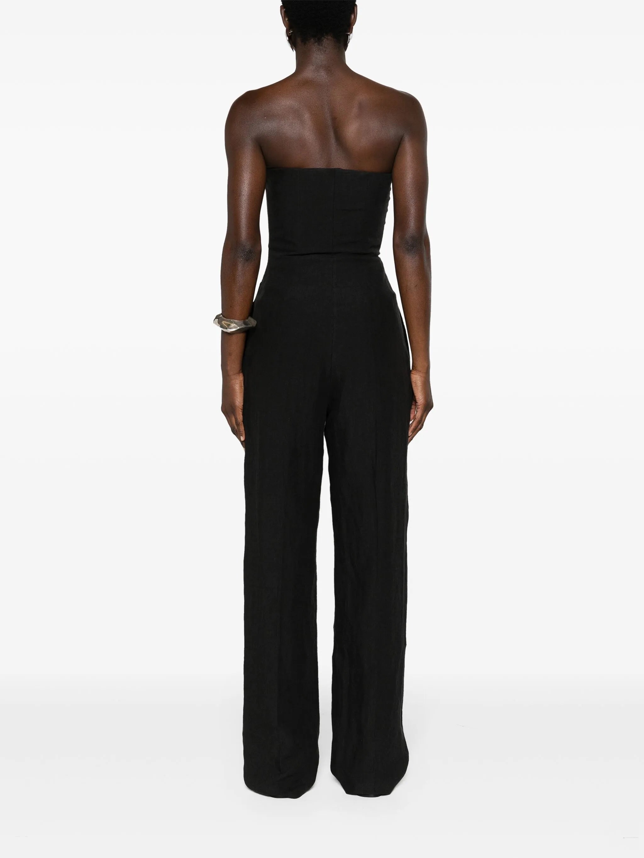 Ita strapless linen jumpsuit