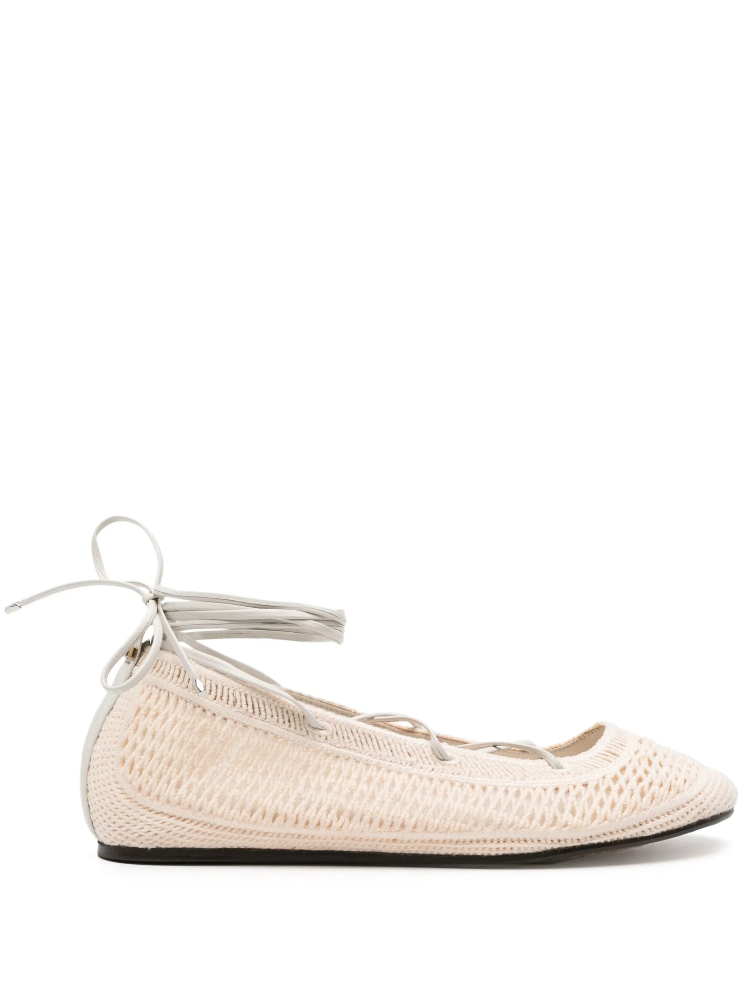 Belna lace-up ballerina shoes