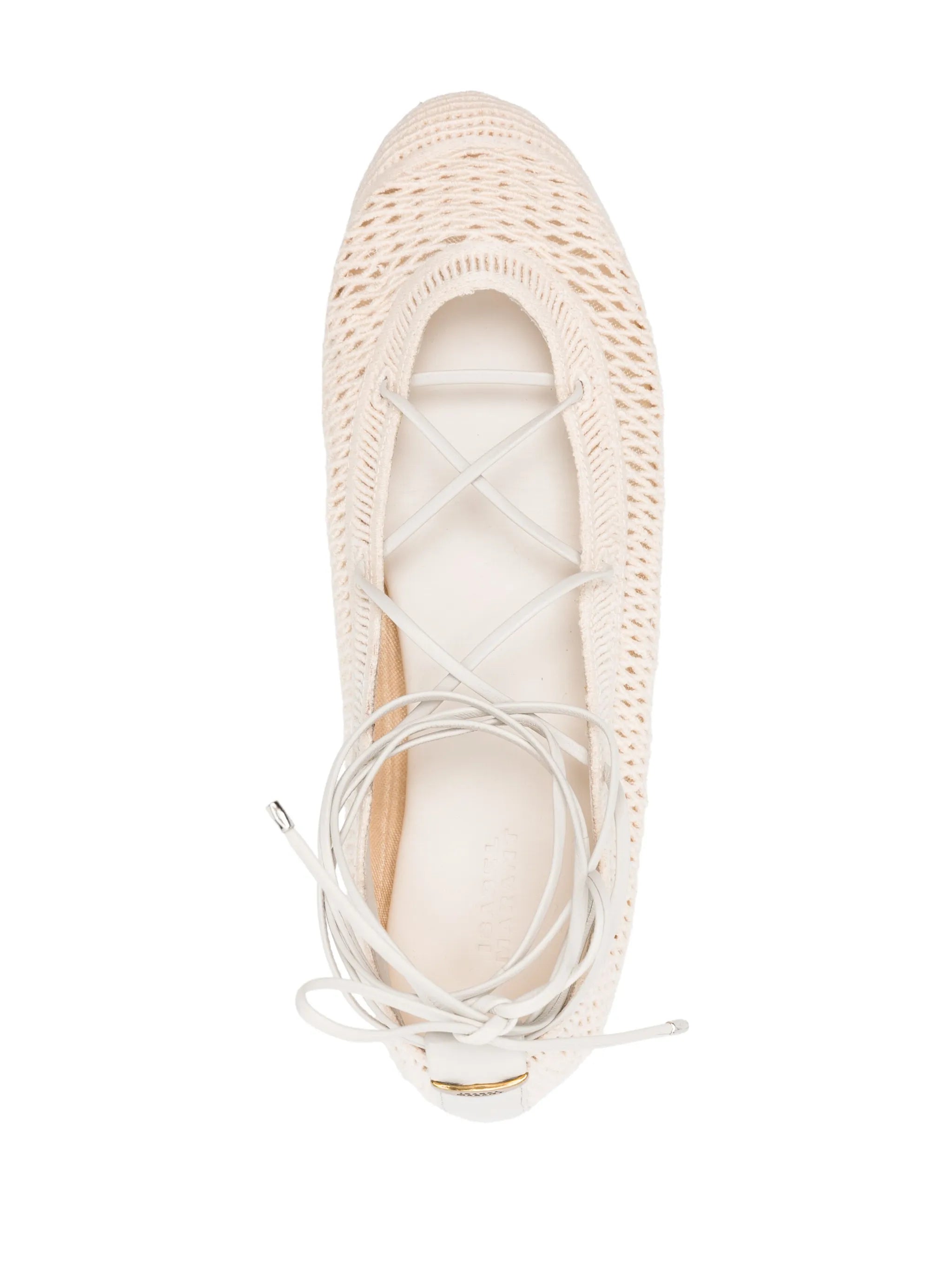 Belna lace-up ballerina shoes