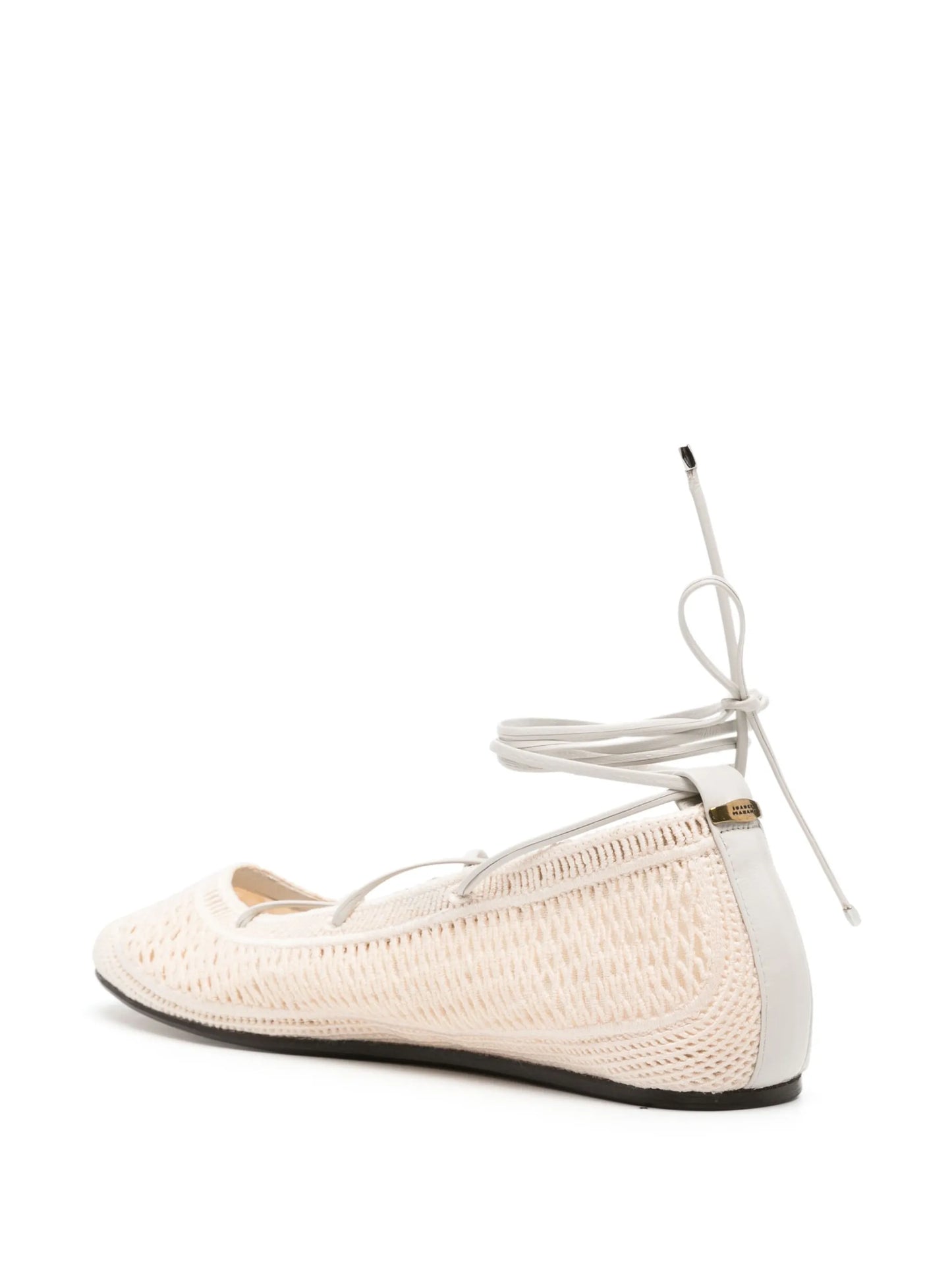 Belna lace-up ballerina shoes