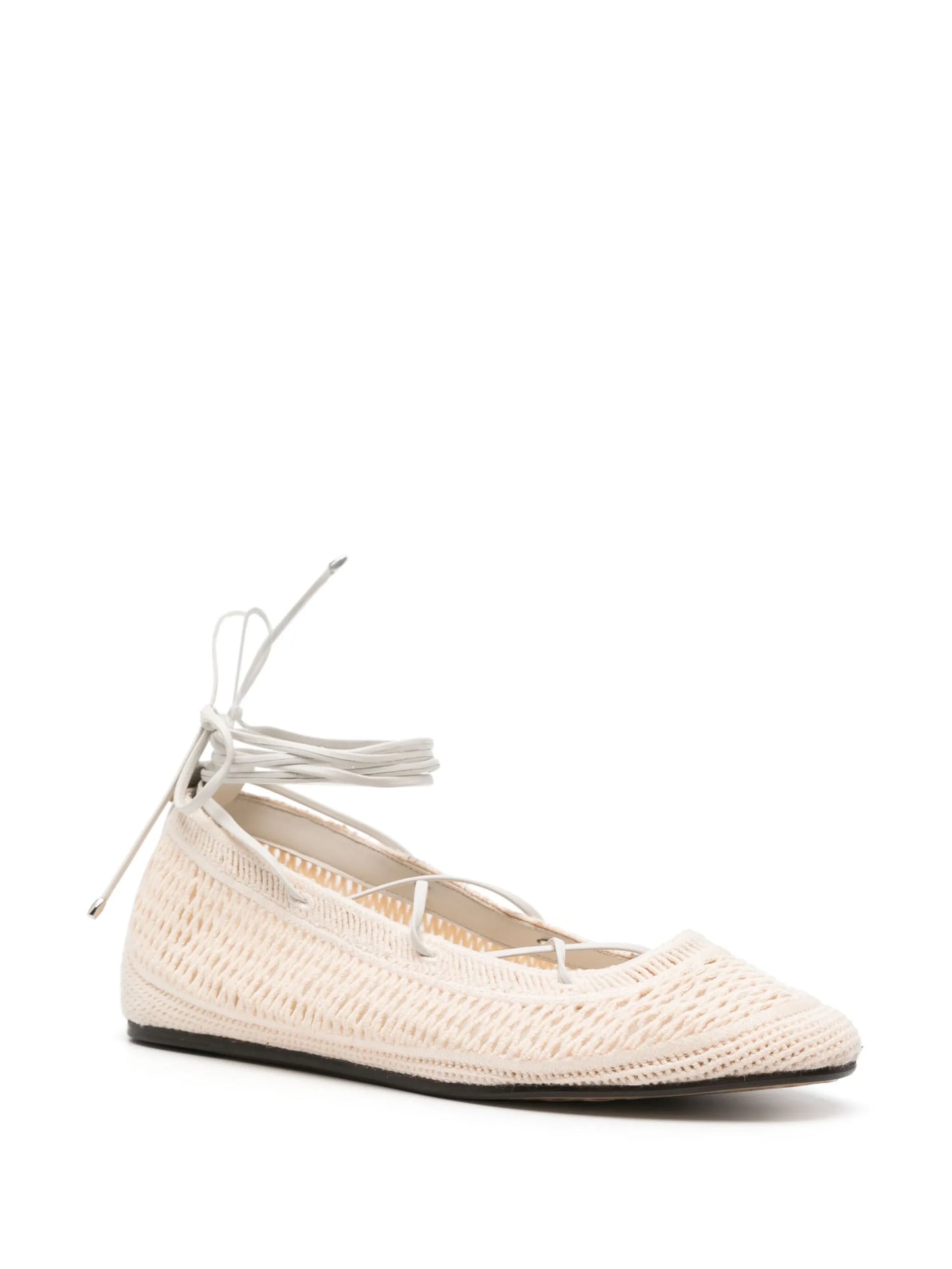 Belna lace-up ballerina shoes