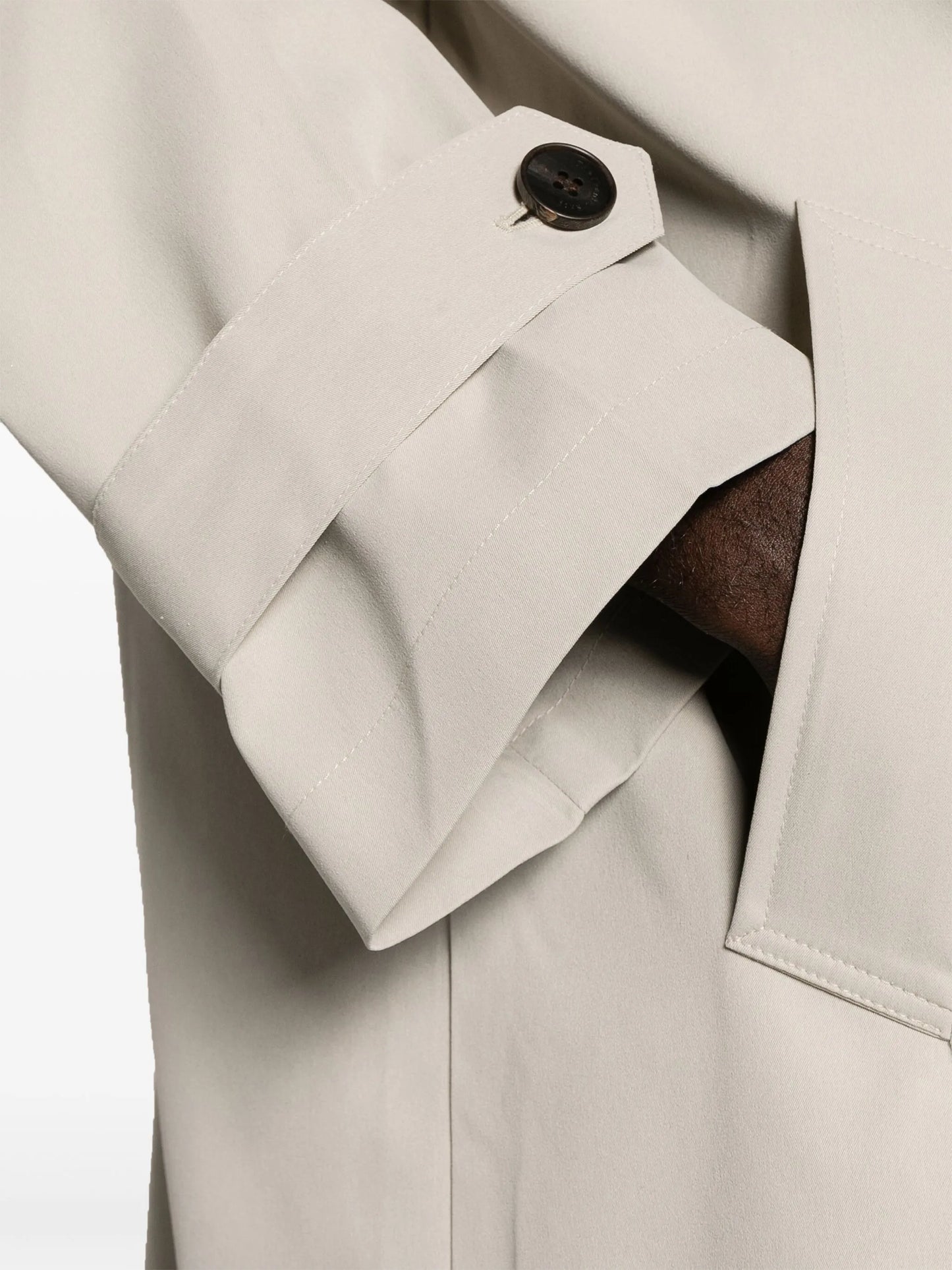 Emil single-breasted trench coat