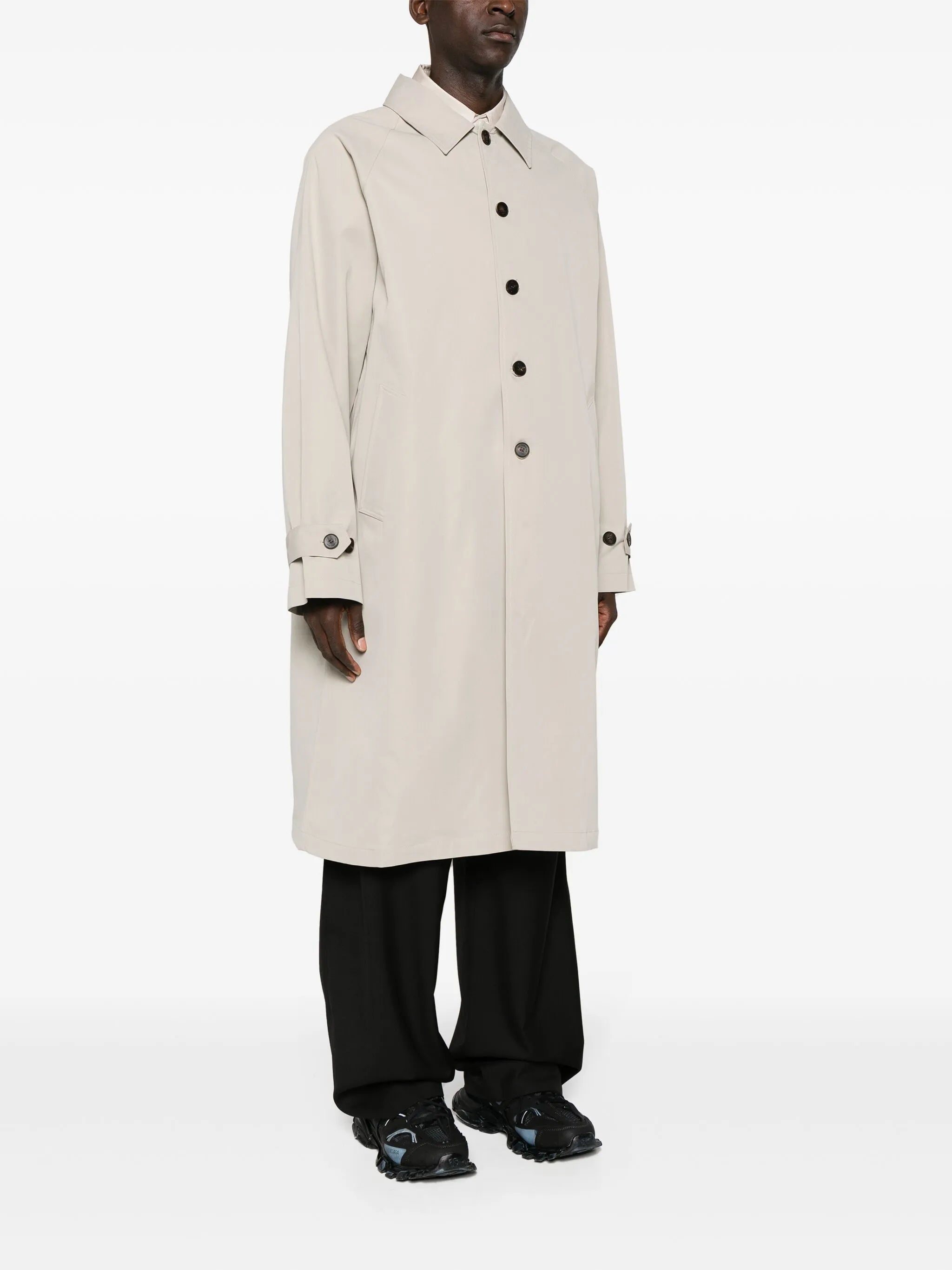 Emil single-breasted trench coat