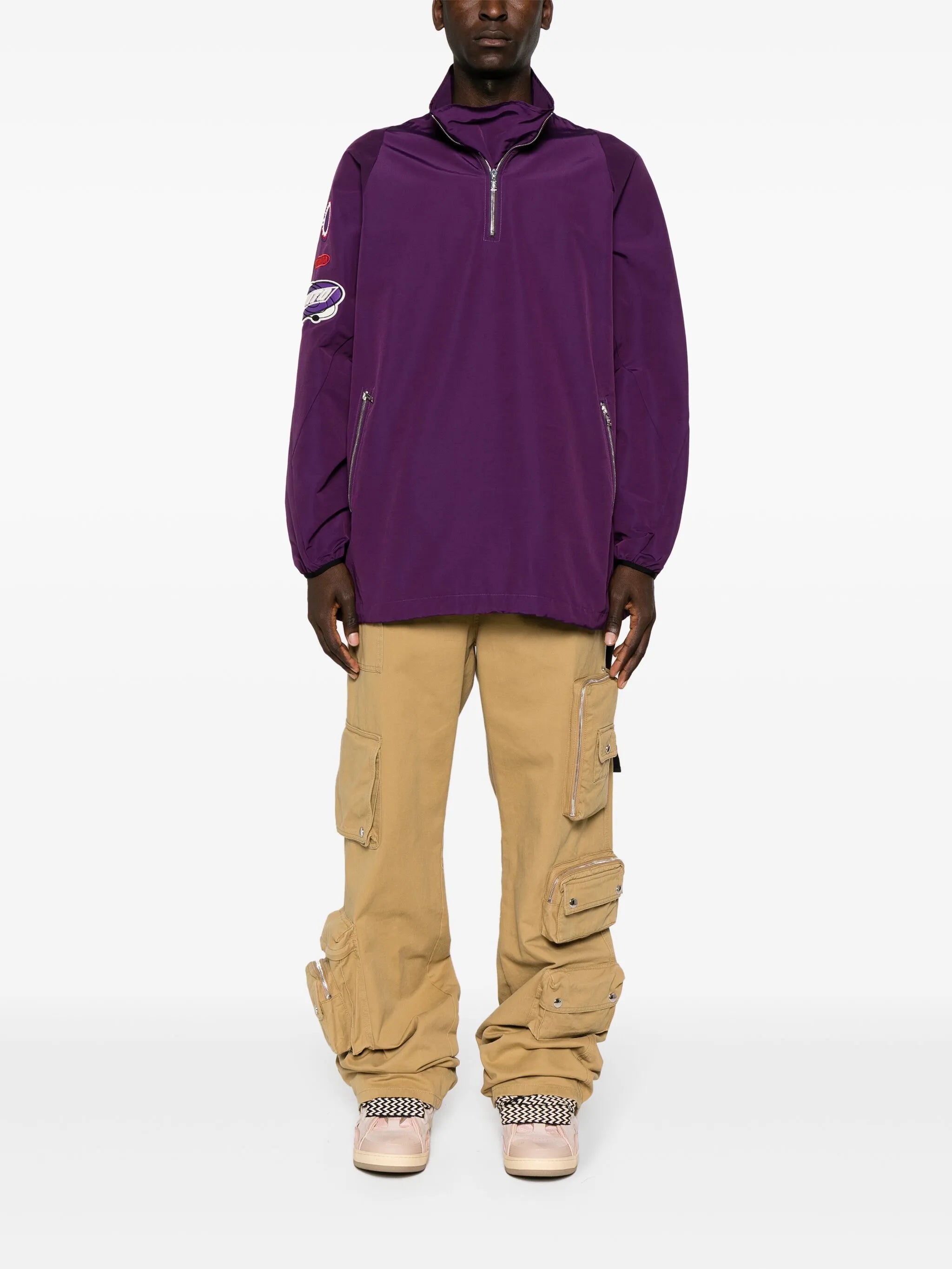 x Future Pluto half-zip windbreaker