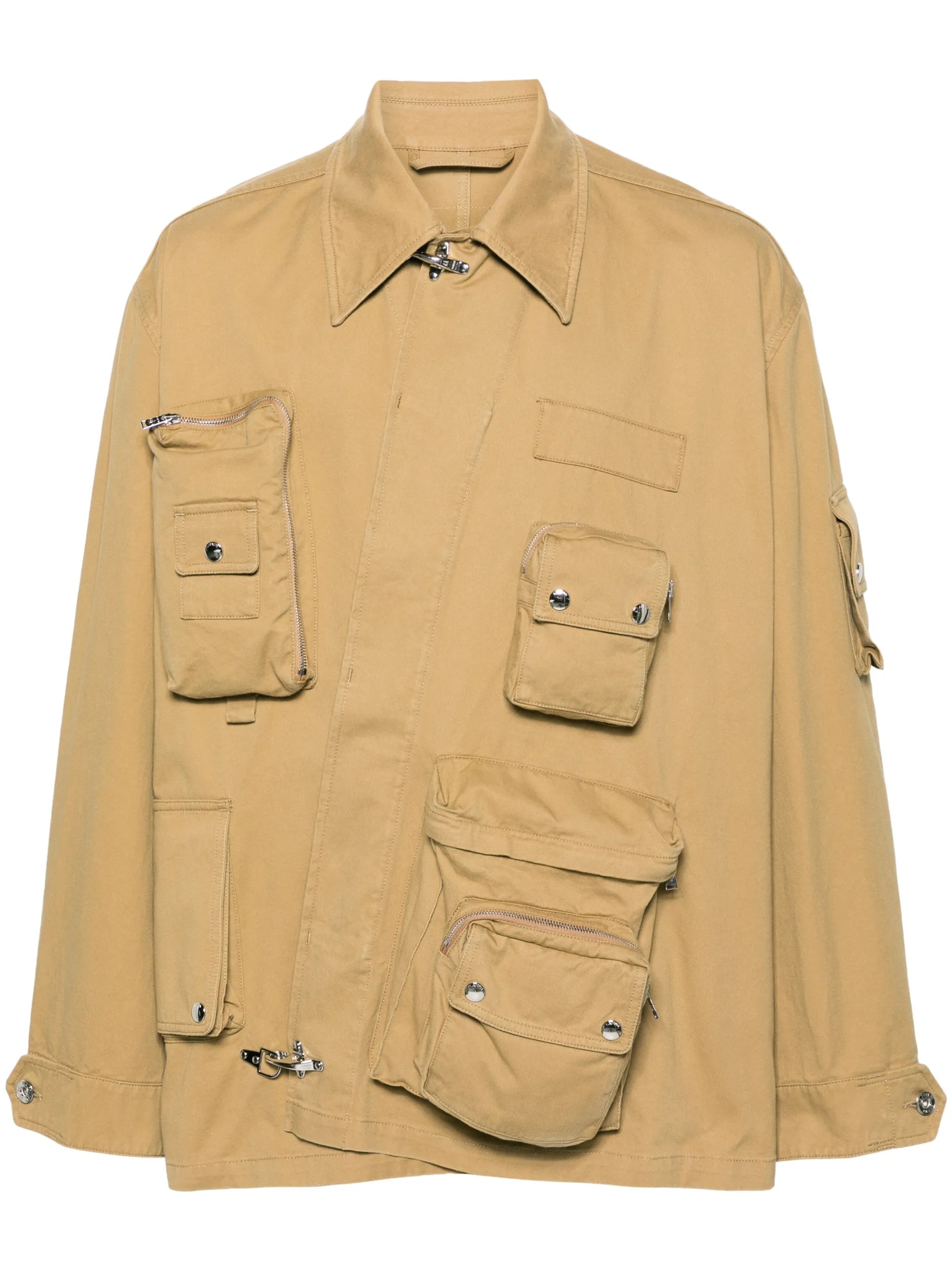 x Future Crossed Front cotton utility jacket