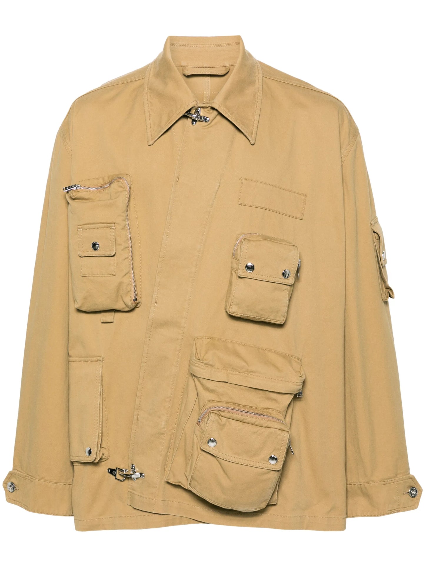 x Future Crossed Front cotton utility jacket
