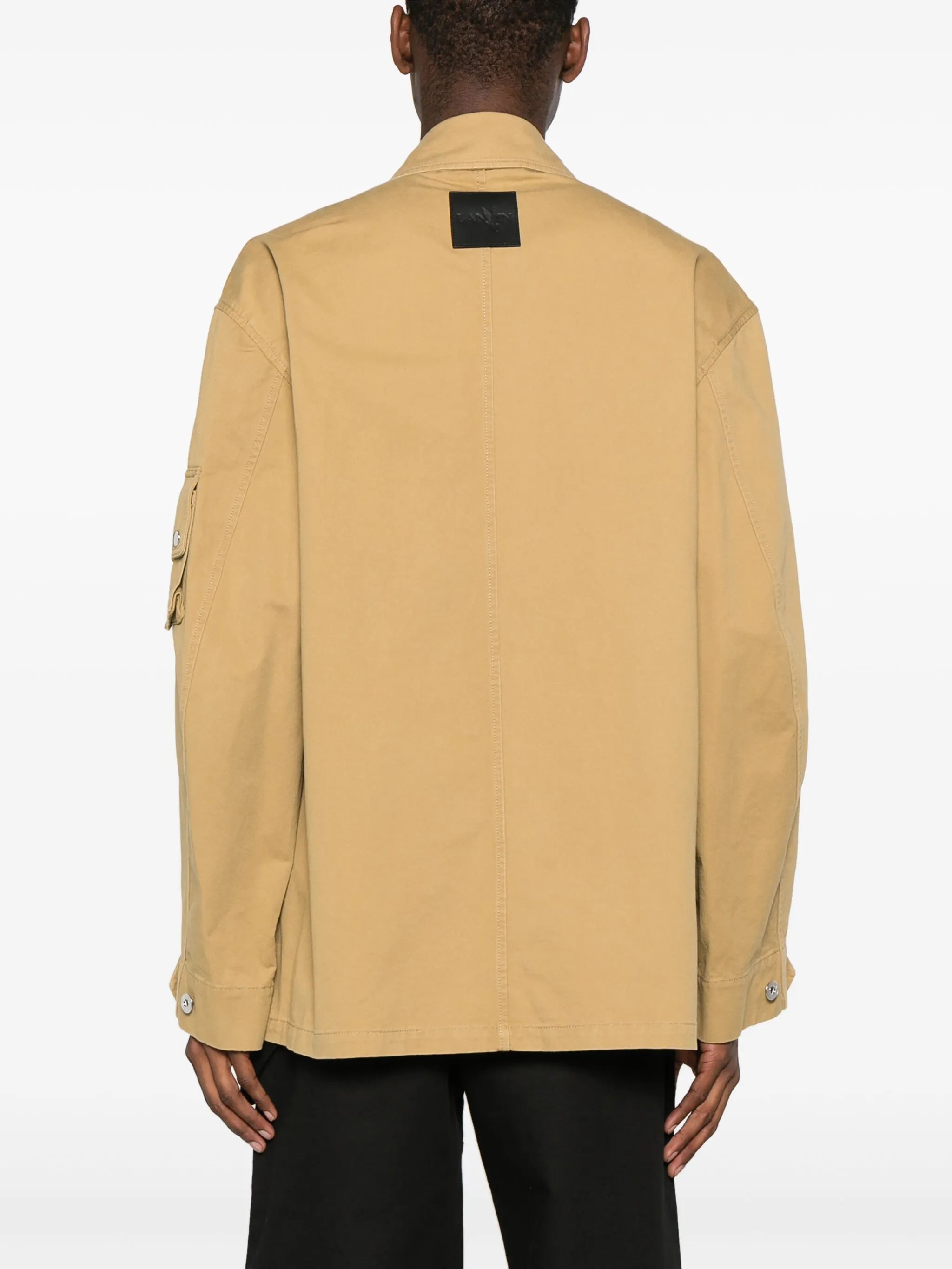x Future Crossed Front cotton utility jacket