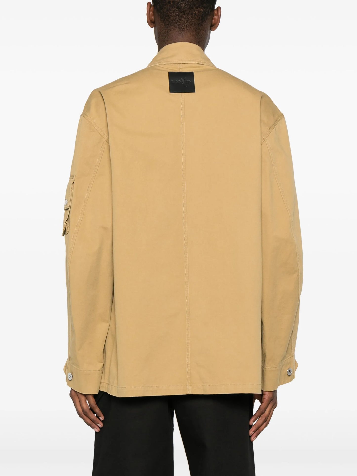x Future Crossed Front cotton utility jacket