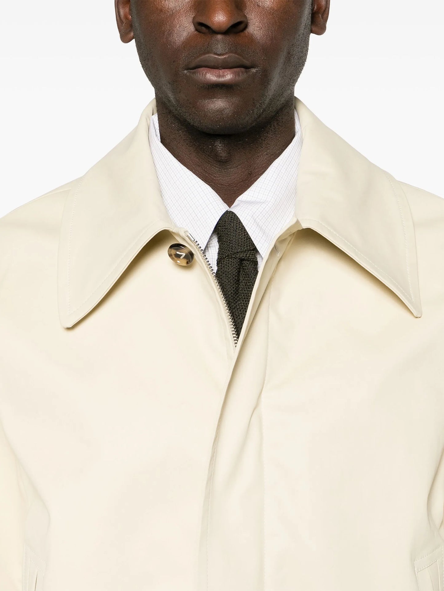 straight-collar shirt jacket